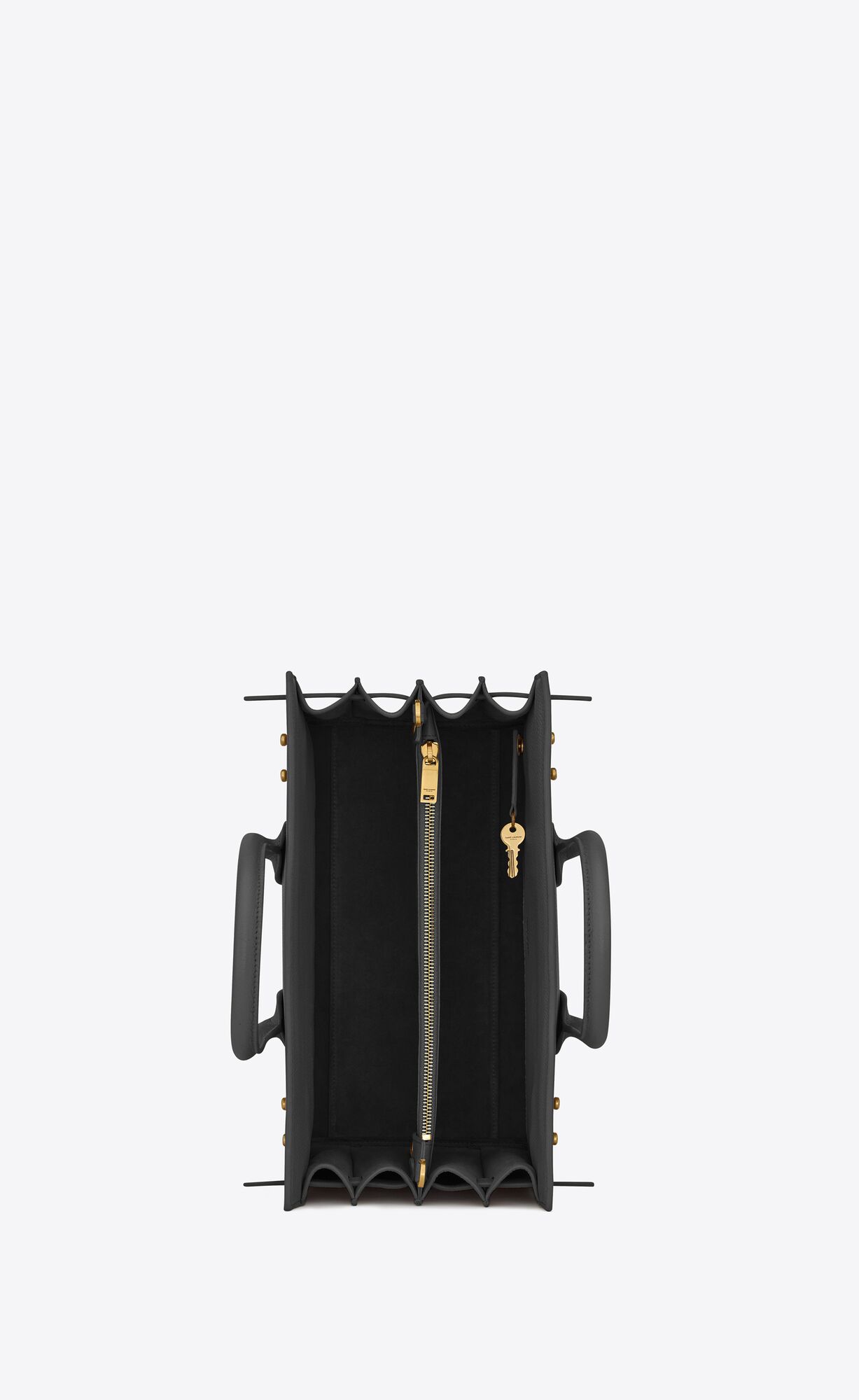 YSL Sac De Jour Supple Small In Grained Leather Storm | 9832657-AF