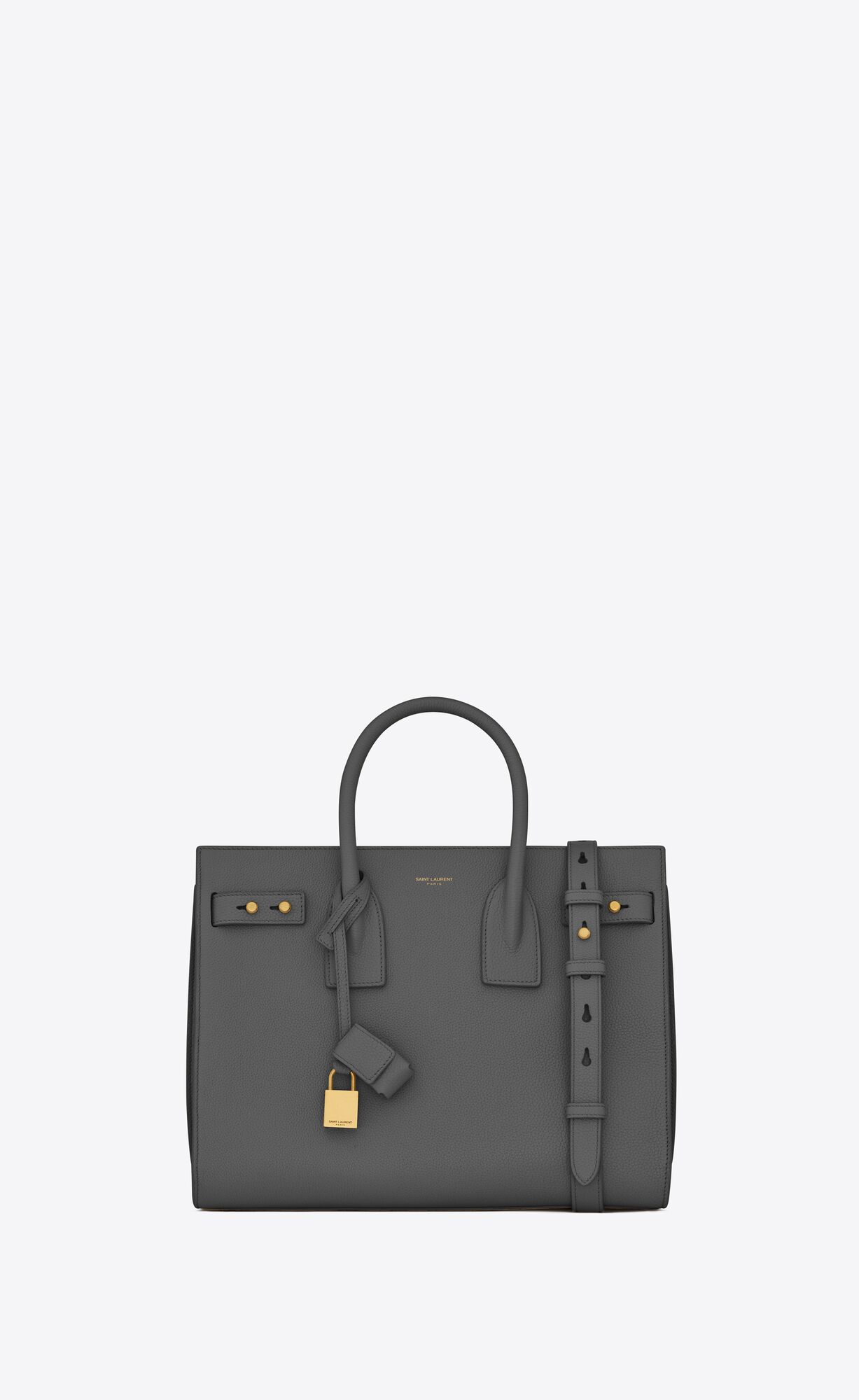 YSL Sac De Jour Supple Small In Grained Leather Storm | 9832657-AF