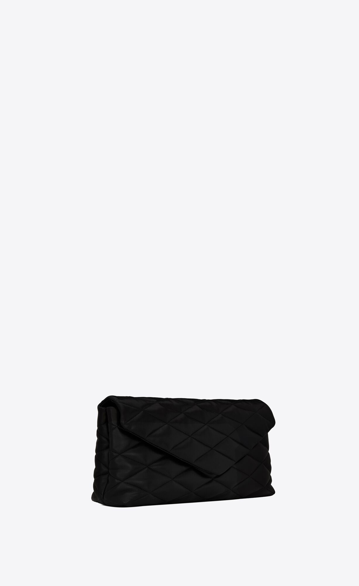 YSL Sade Large Clutch In Lambskin Black | 0546792-EZ