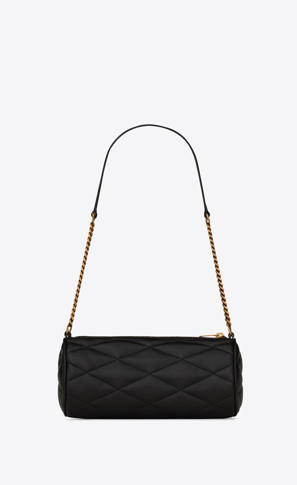YSL Sade Mini Tube Bag In Quilted Lambskin Black | 4857936-ZT