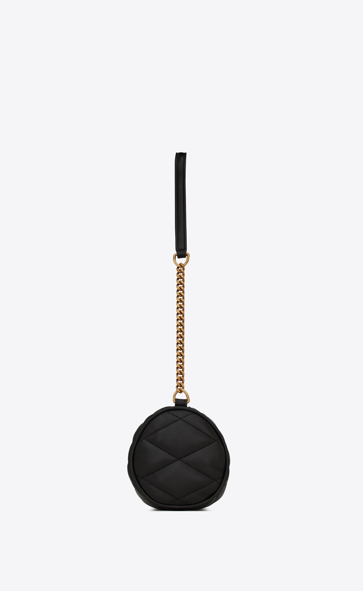 YSL Sade Mini Tube Bag In Quilted Lambskin Black | 4857936-ZT