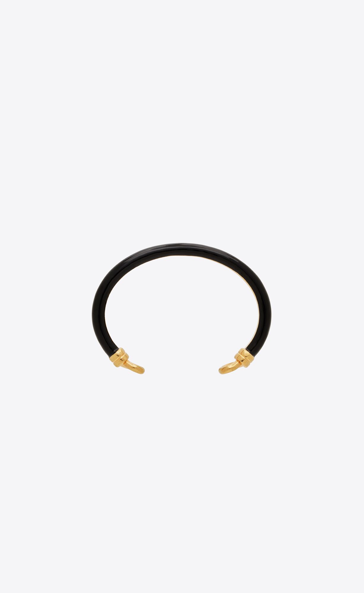YSL Sailor Knot Cuff Bracelet In Metal Aged Brass Gold And Black | 4725139-PS