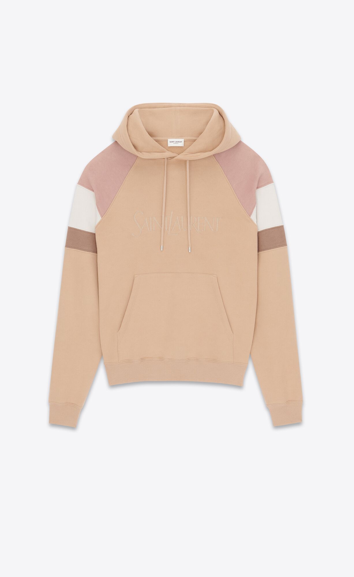 YSL Saint Laurent Hoodie Nude Et Rose Givre | 3805179-OK