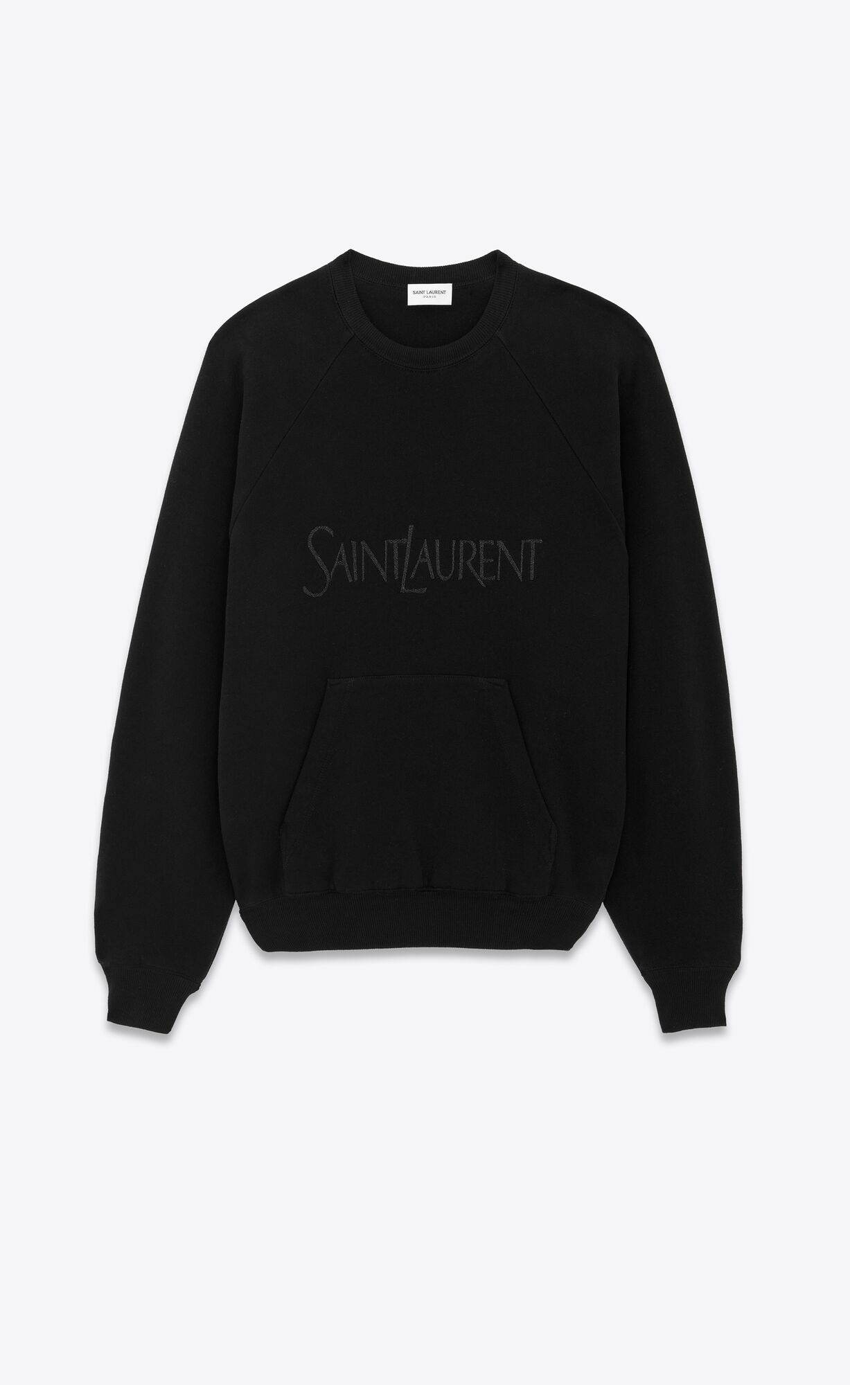 YSL Saint Laurent Raglan Sweatshirt Noir | 2357098-YF