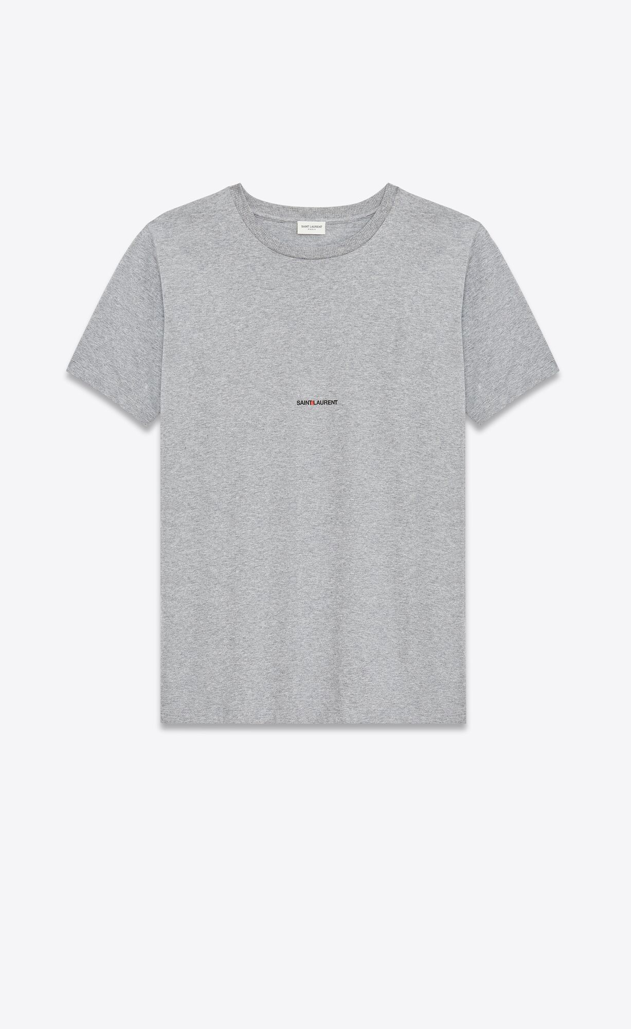 YSL Saint Laurent Rive Gauche T-shirt Grey Rinse | 9834076-CB