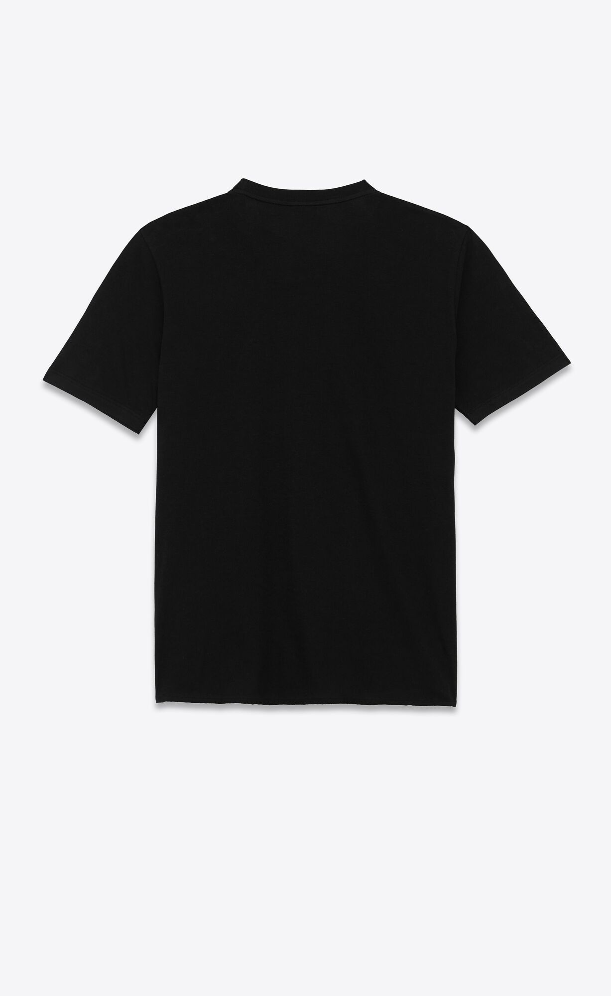 YSL Saint Laurent T-shirt In Cotton Black | 0729354-BO