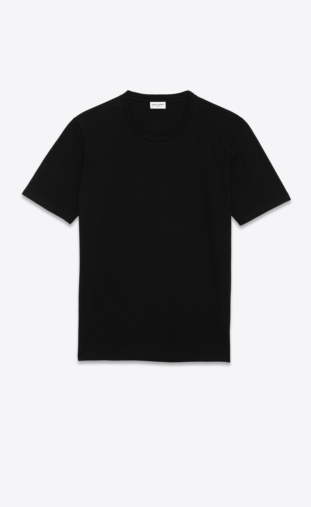 YSL Saint Laurent T-shirt In Cotton Black | 0729354-BO