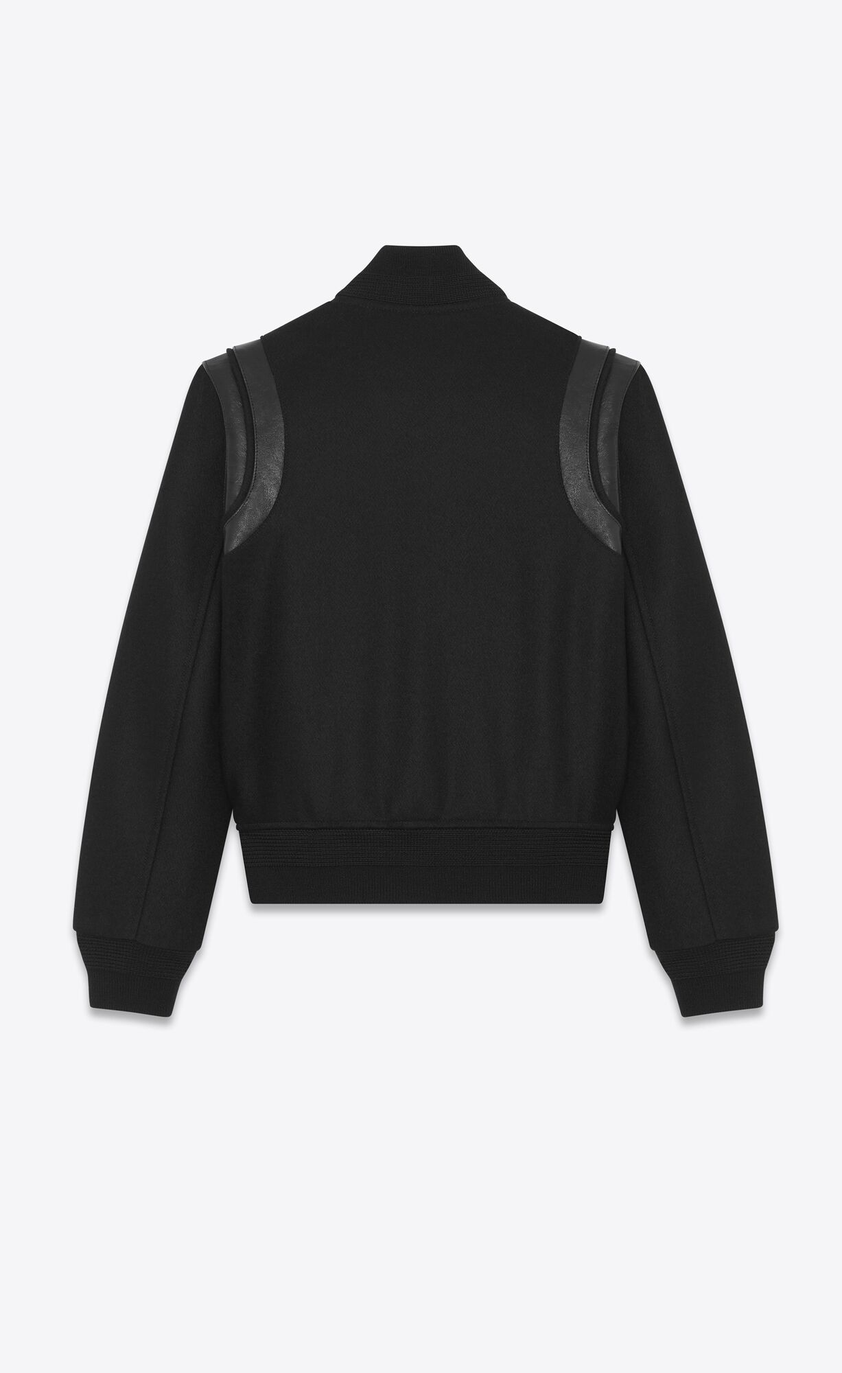 YSL Saint Laurent Teddy In Wool Black | 8907546-XB