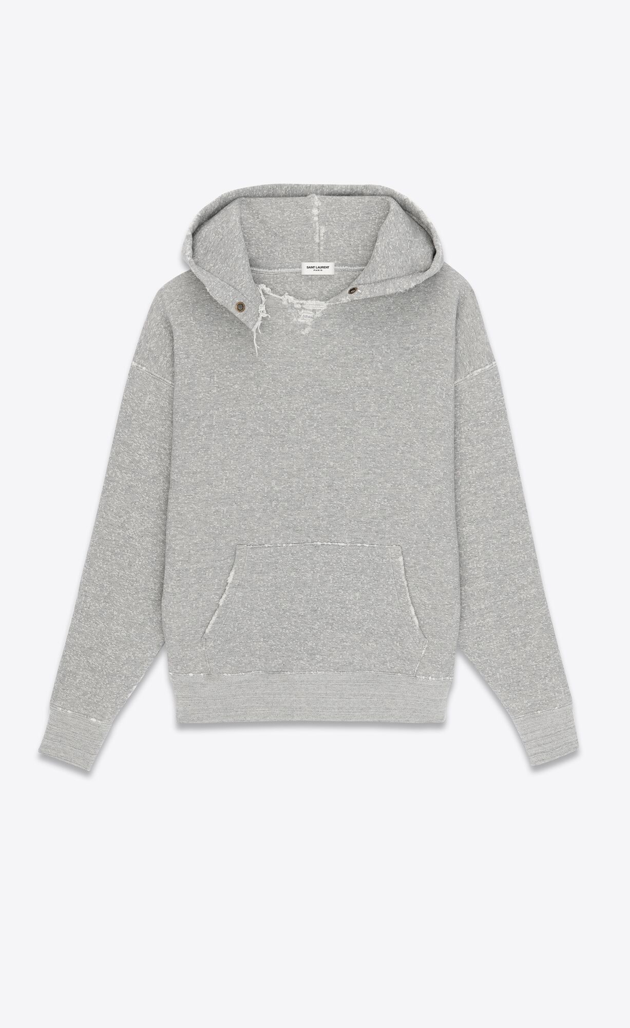 YSL Saint Laurent Université Hoodie Gris Chine Et Gris | 1374026-KT