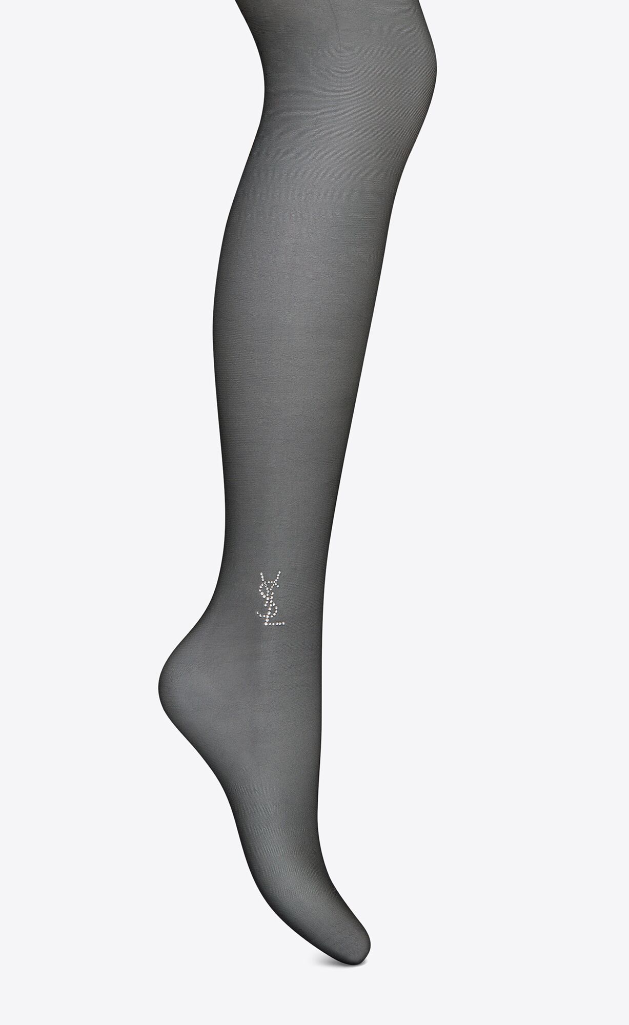 YSL Sheer Black Cassandre Tights Noir | 8134670-BU