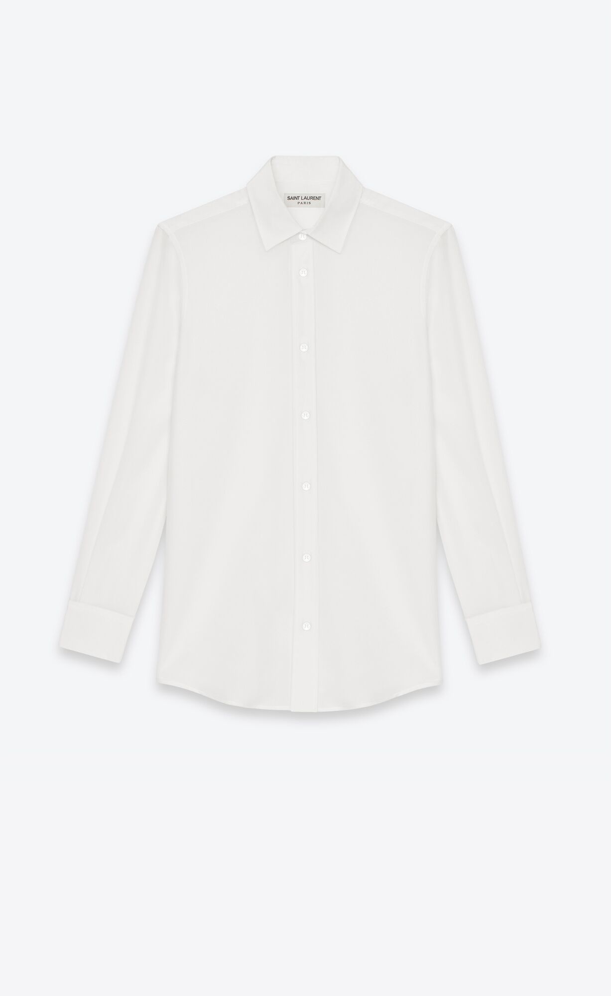 YSL Shirt In Silk Crêpe Shell | 0689471-HG