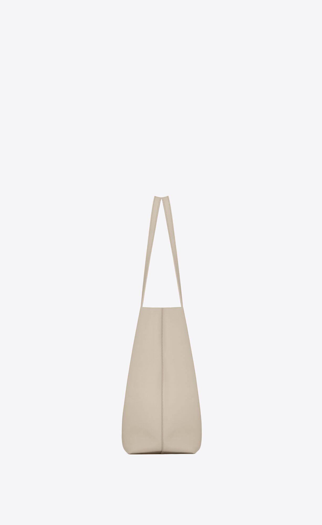 YSL Shopping Saint Laurent E/W In Supple Leather Blanc Vintage | 3602947-FK