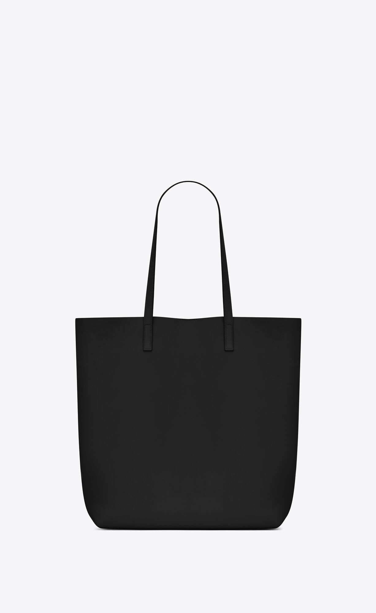 YSL Shopping Saint Laurent N/S In Supple Leather Black | 7341908-BZ
