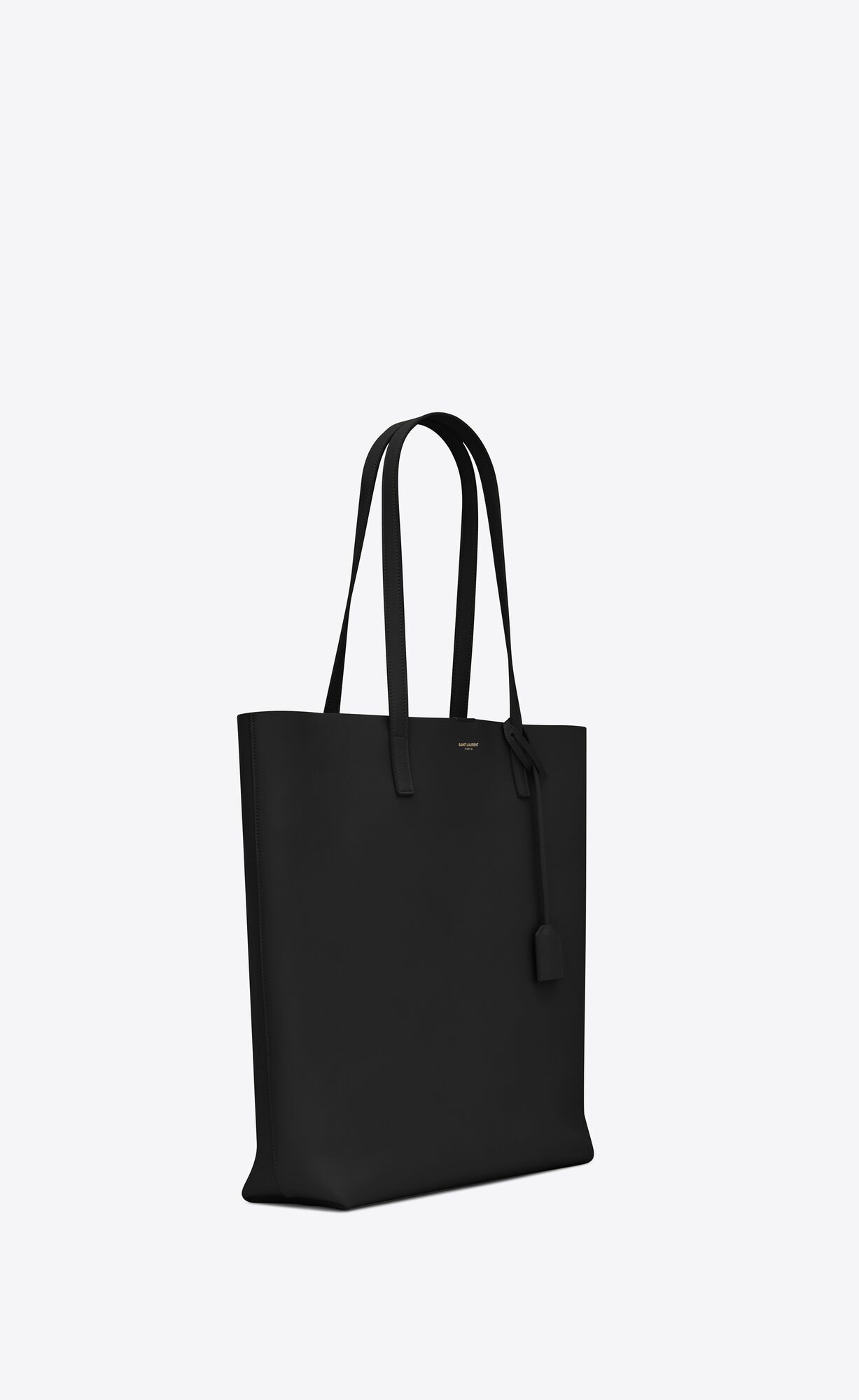 YSL Shopping Saint Laurent N/S In Supple Leather Black | 7341908-BZ