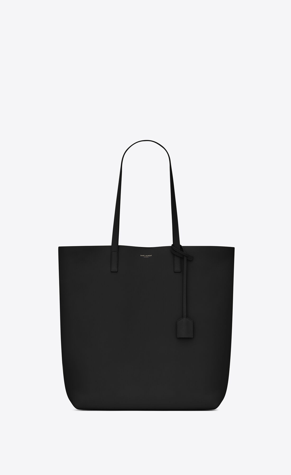 YSL Shopping Saint Laurent N/S In Supple Leather Black | 7341908-BZ