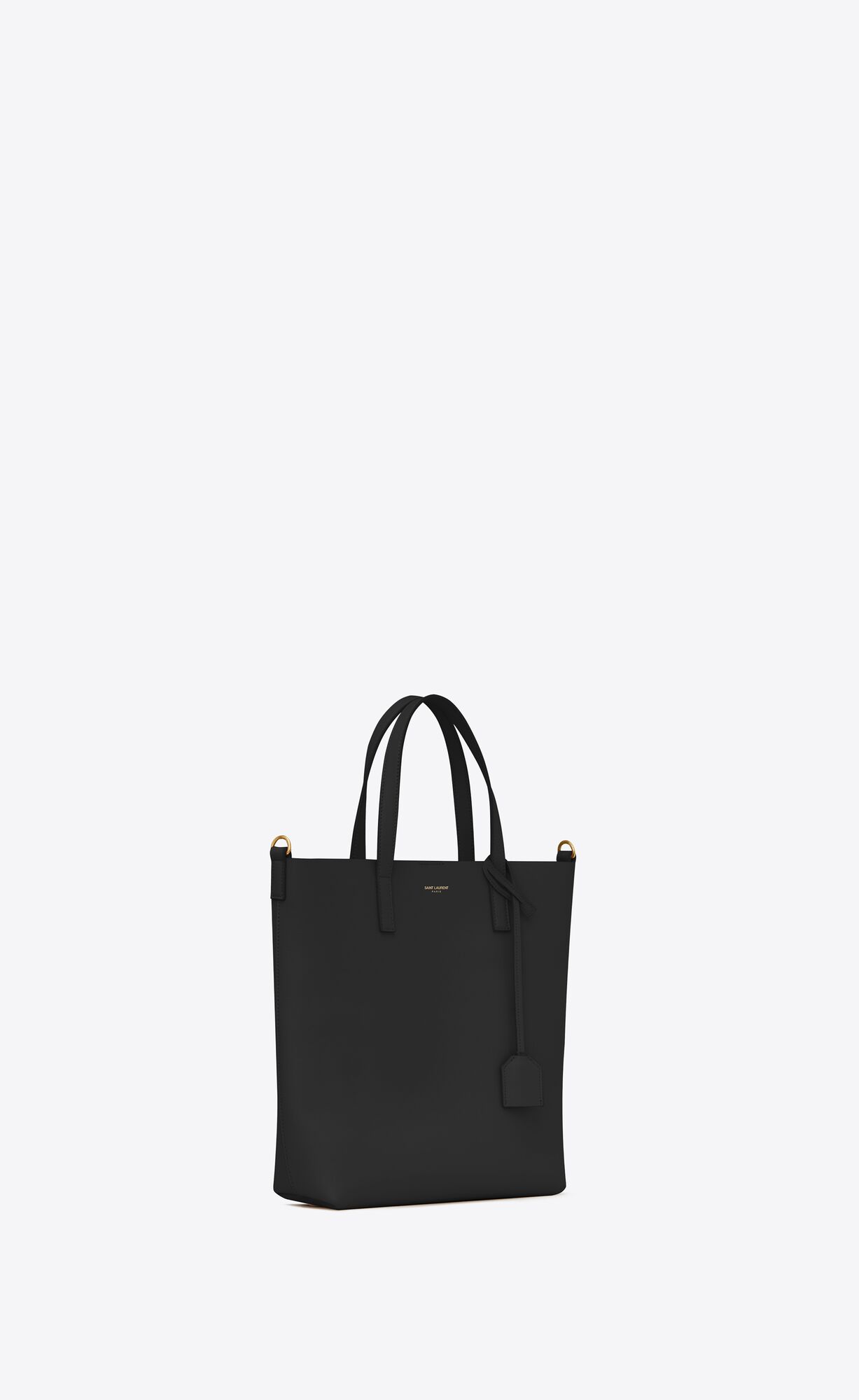 YSL Shopping Saint Laurent Toy In Supple Leather Black | 3596021-OL