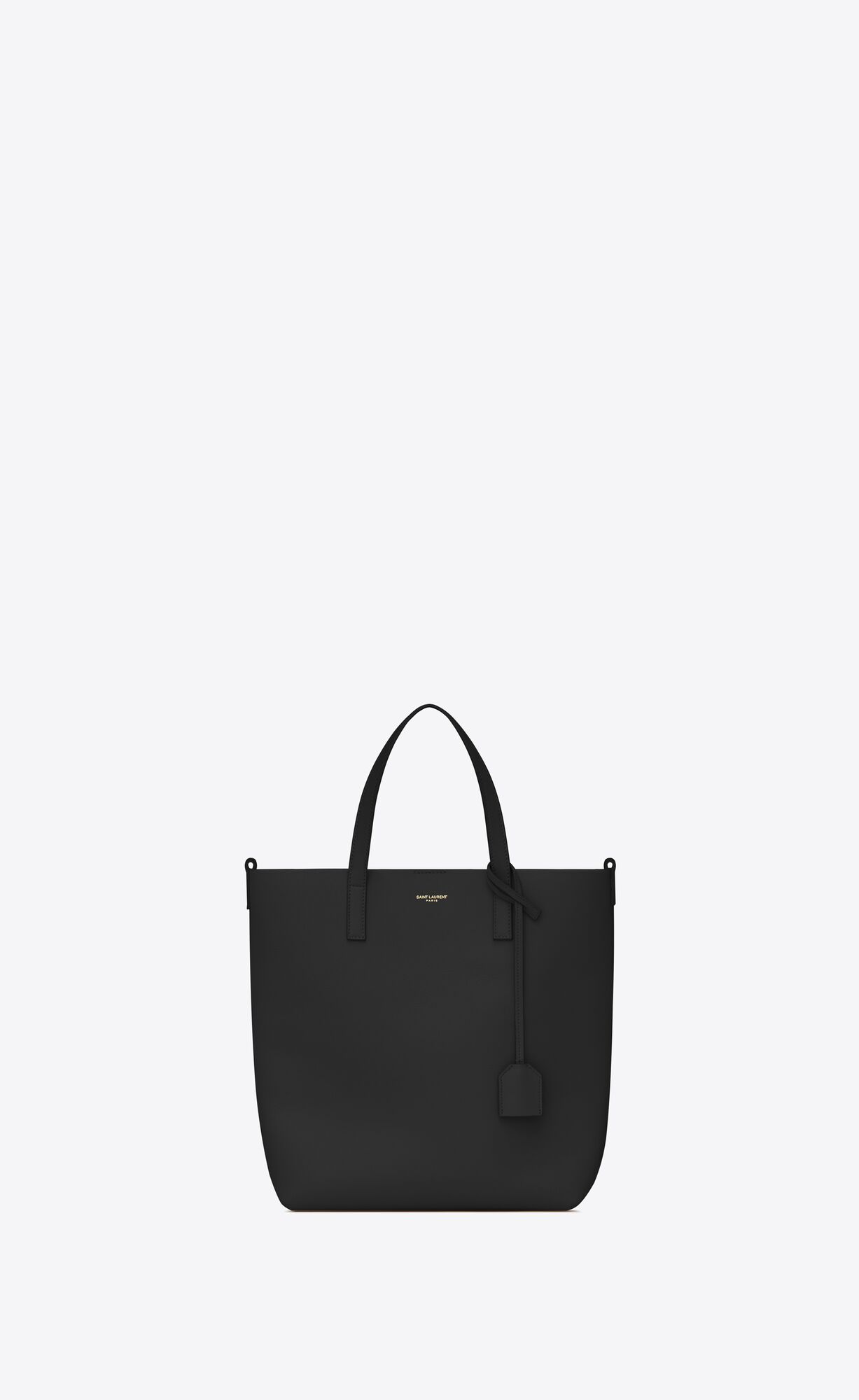 YSL Shopping Saint Laurent Toy In Supple Leather Black | 3596021-OL