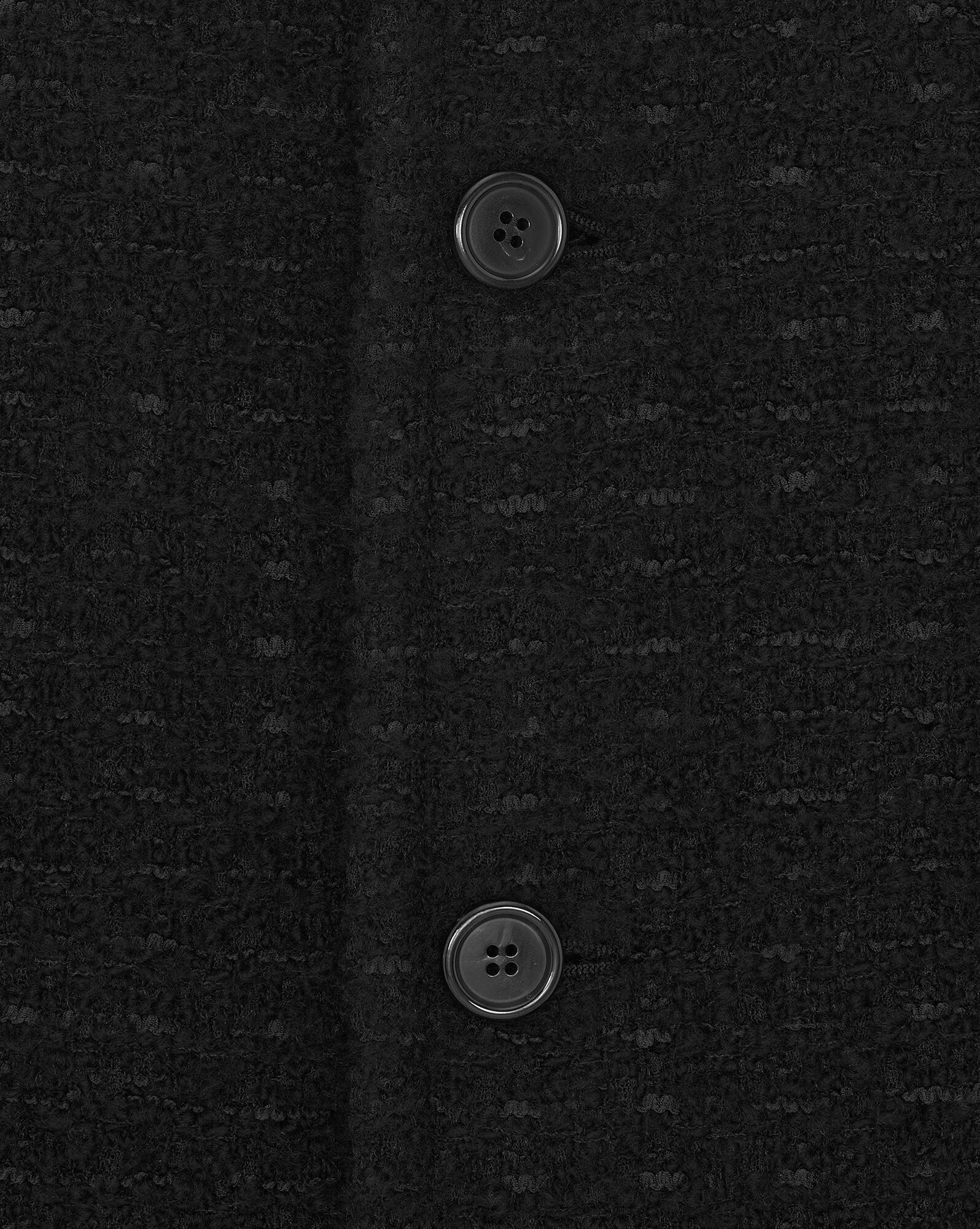 YSL Short Jacket In Tweed Black | 0173294-DG