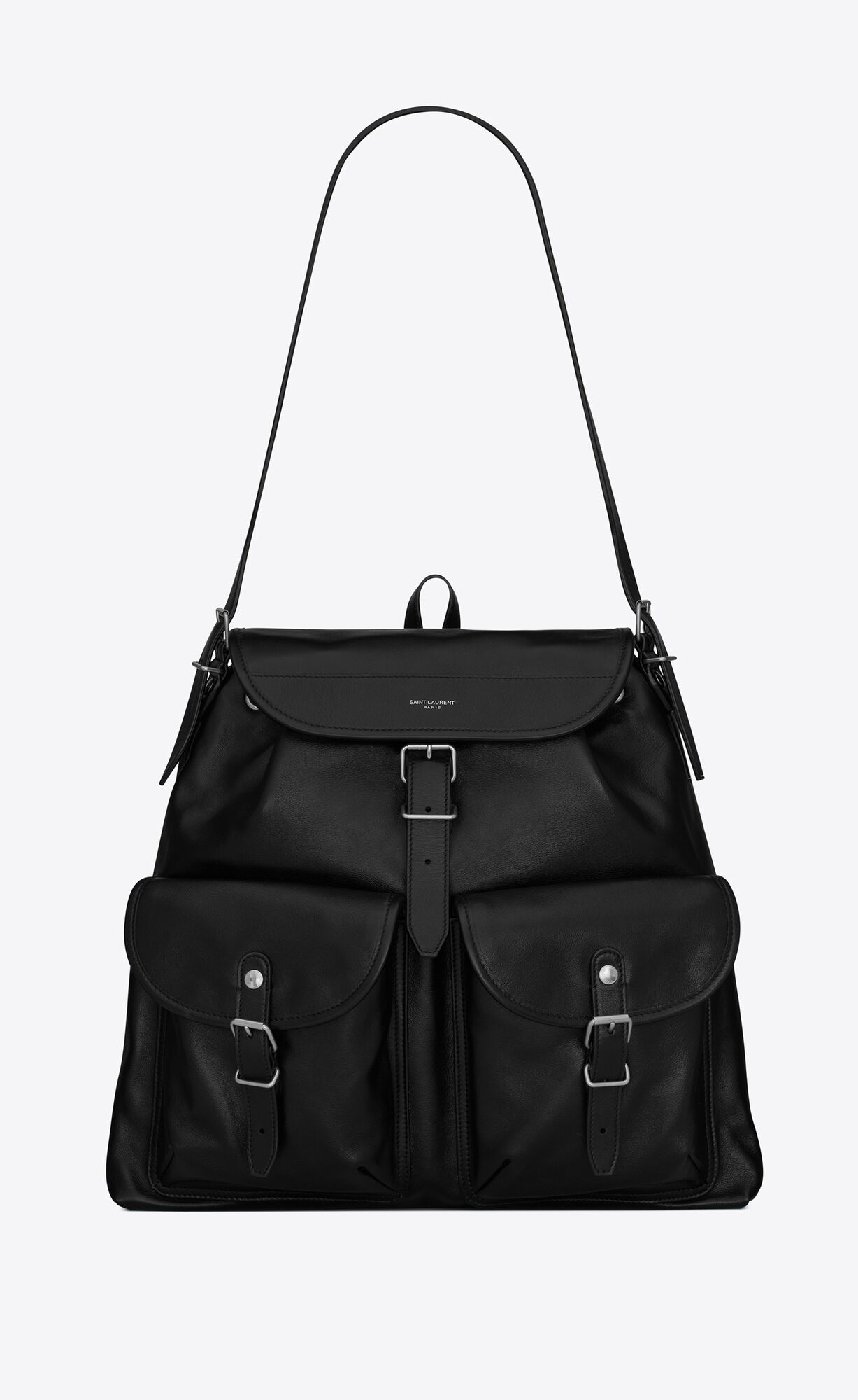 YSL Shoulder Bag In Smooth Leather Black | 9361284-FA
