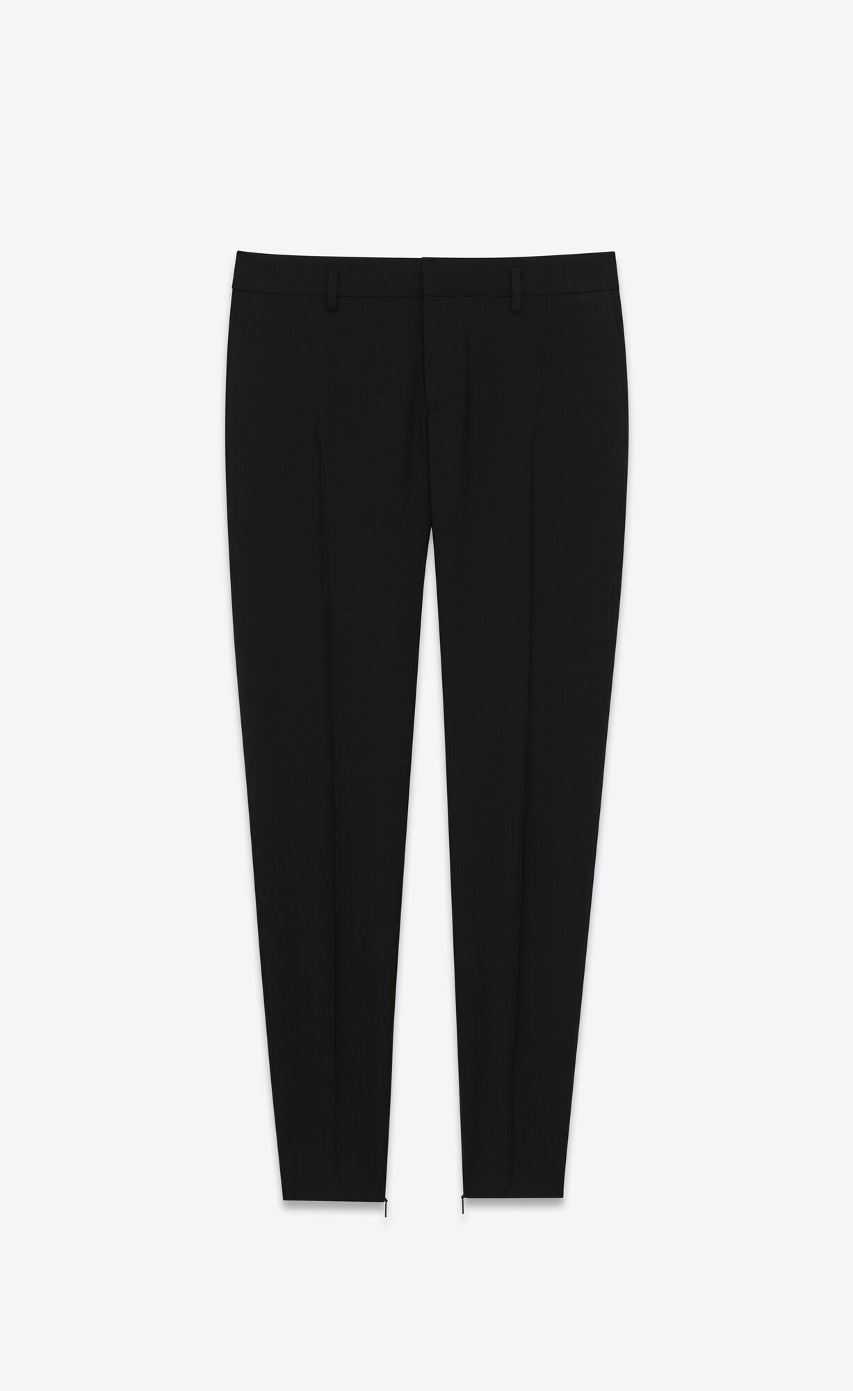 YSL Skinny Pants In Gabardine Black | 7231508-CD