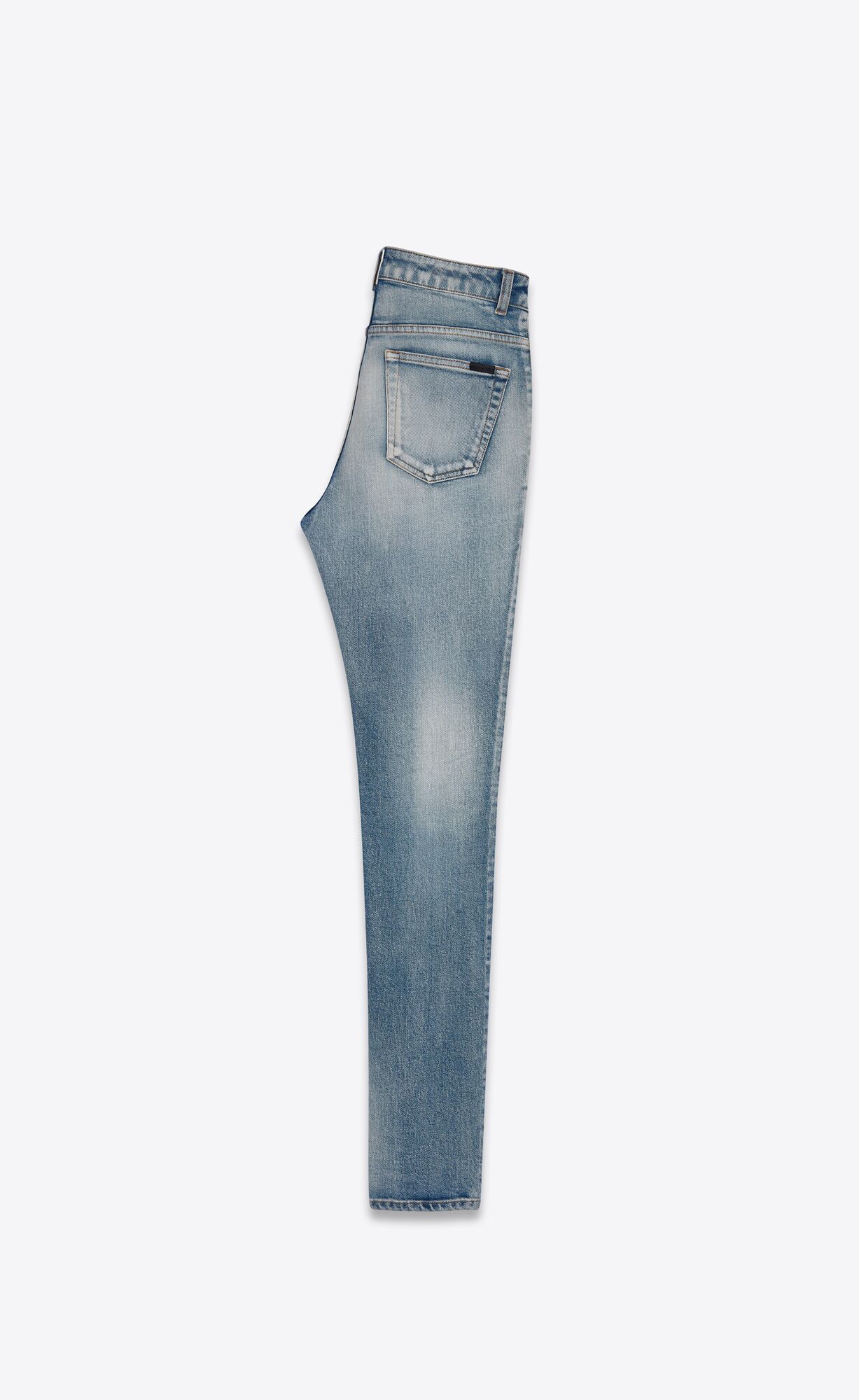 YSL Skinny-fit Jeans In Bright Blue Denim Bright Blue | 4692103-EH