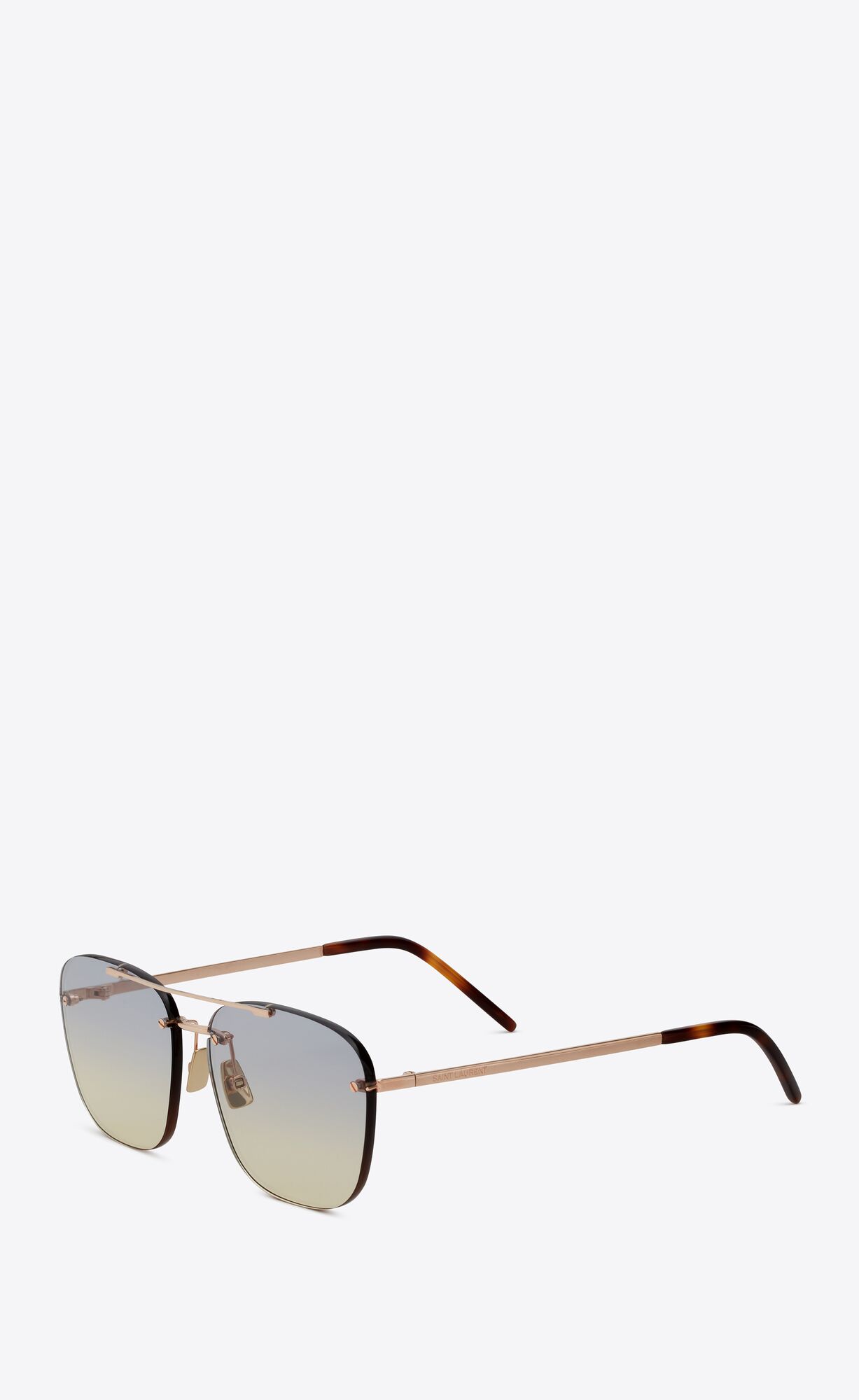 YSL Sl 309 Rimless Pink Gold | 6342071-JU