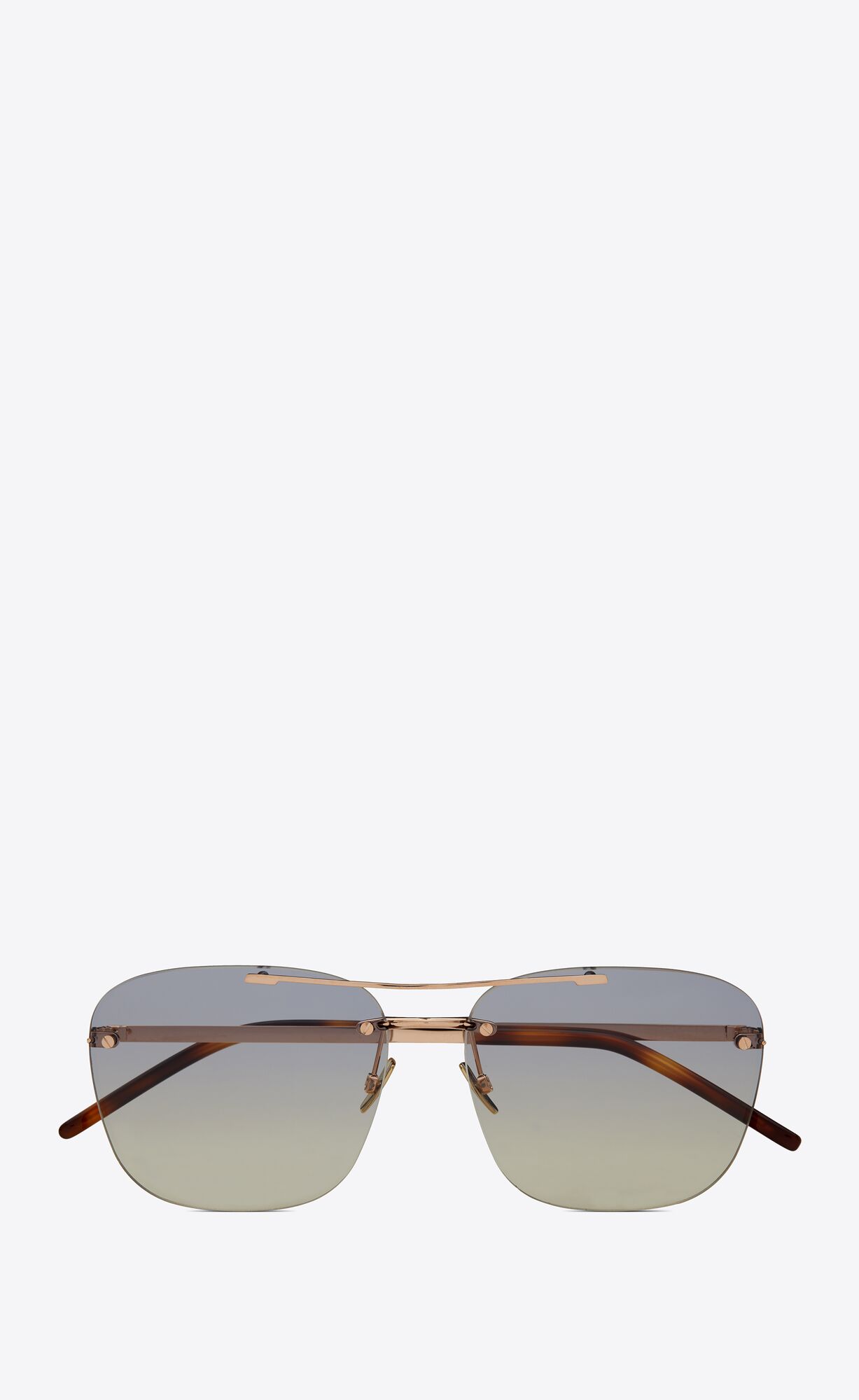 YSL Sl 309 Rimless Pink Gold | 6342071-JU