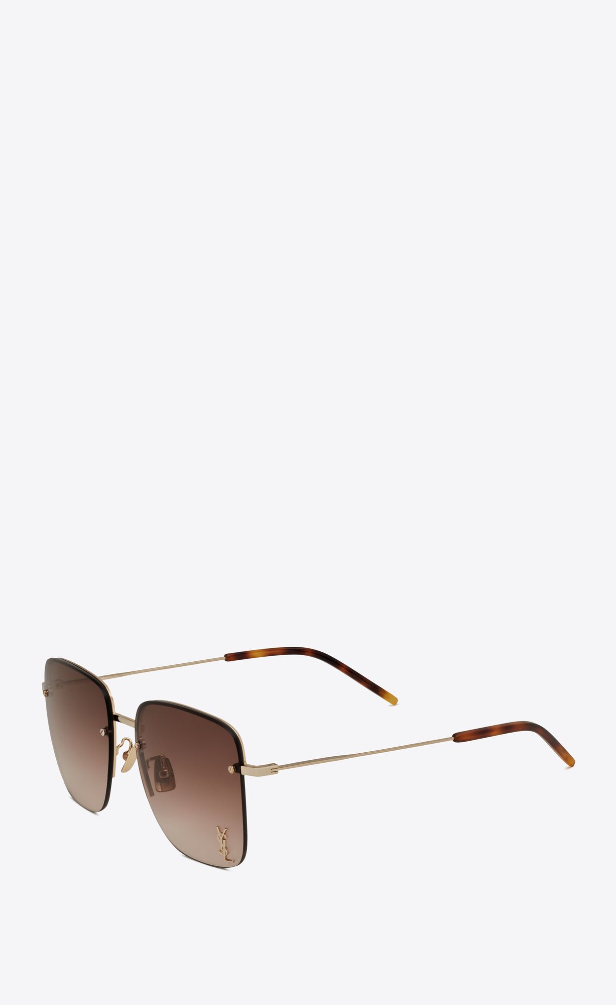 YSL Sl 312 M Light Gold And Gradient Brown | 4081562-OZ