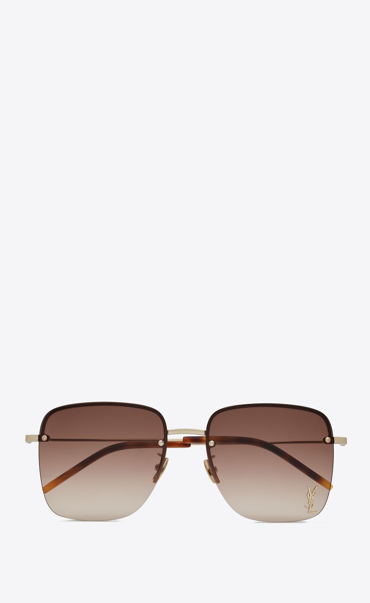 YSL Sl 312 M Light Gold And Gradient Brown | 4081562-OZ