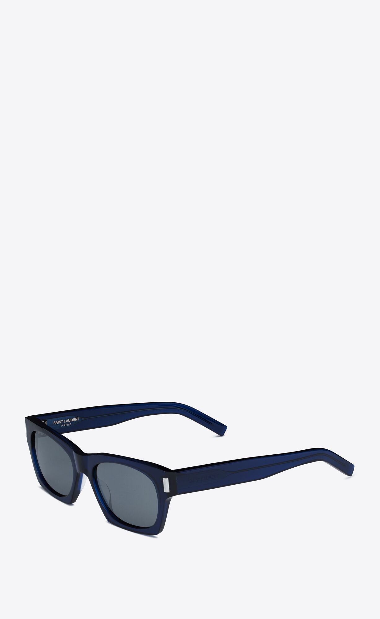YSL Sl 402 Transparent Blue And Grey Mirror | 0659347-JE