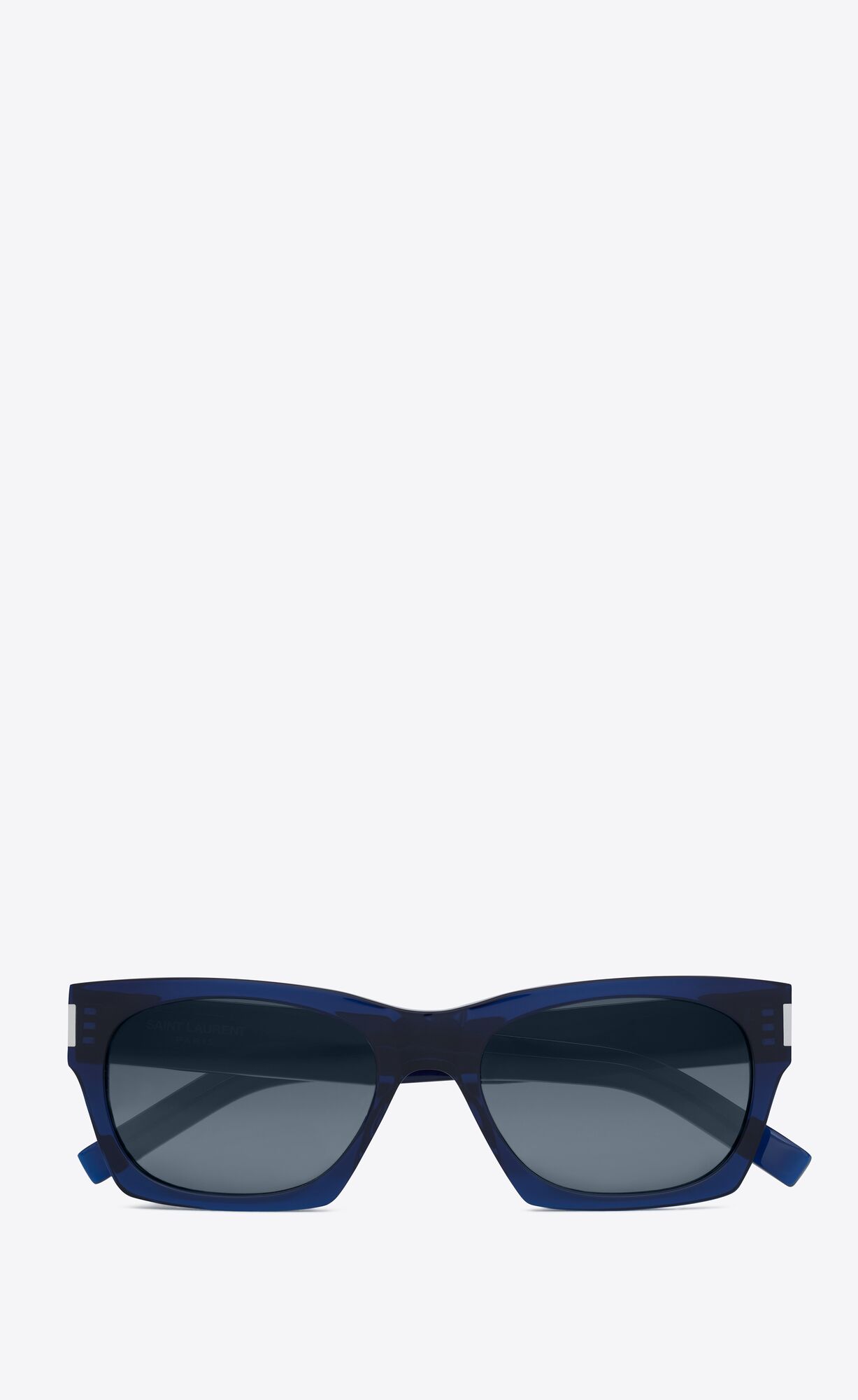 YSL Sl 402 Transparent Blue And Grey Mirror | 0659347-JE