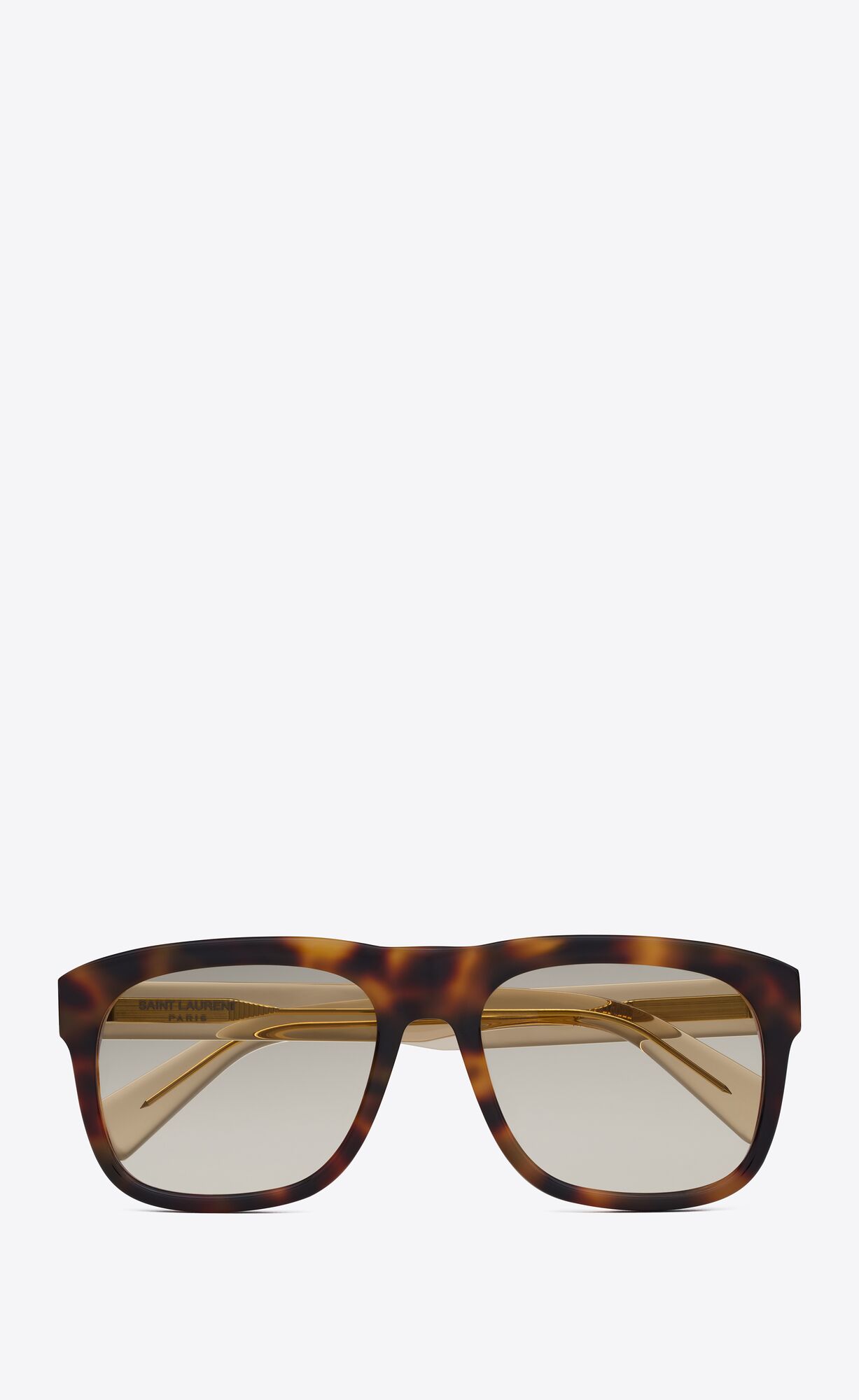 YSL Sl 558 Red Havana And Transparent Light Brown | 5630149-TO