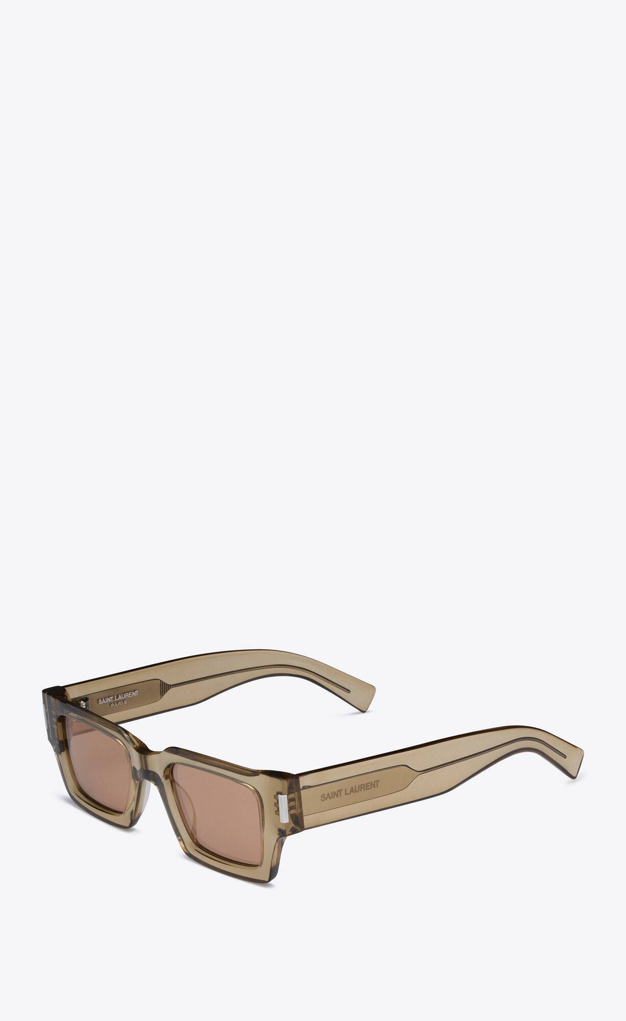 YSL Sl 572 Transparent Nude And Silver | 1657340-FY