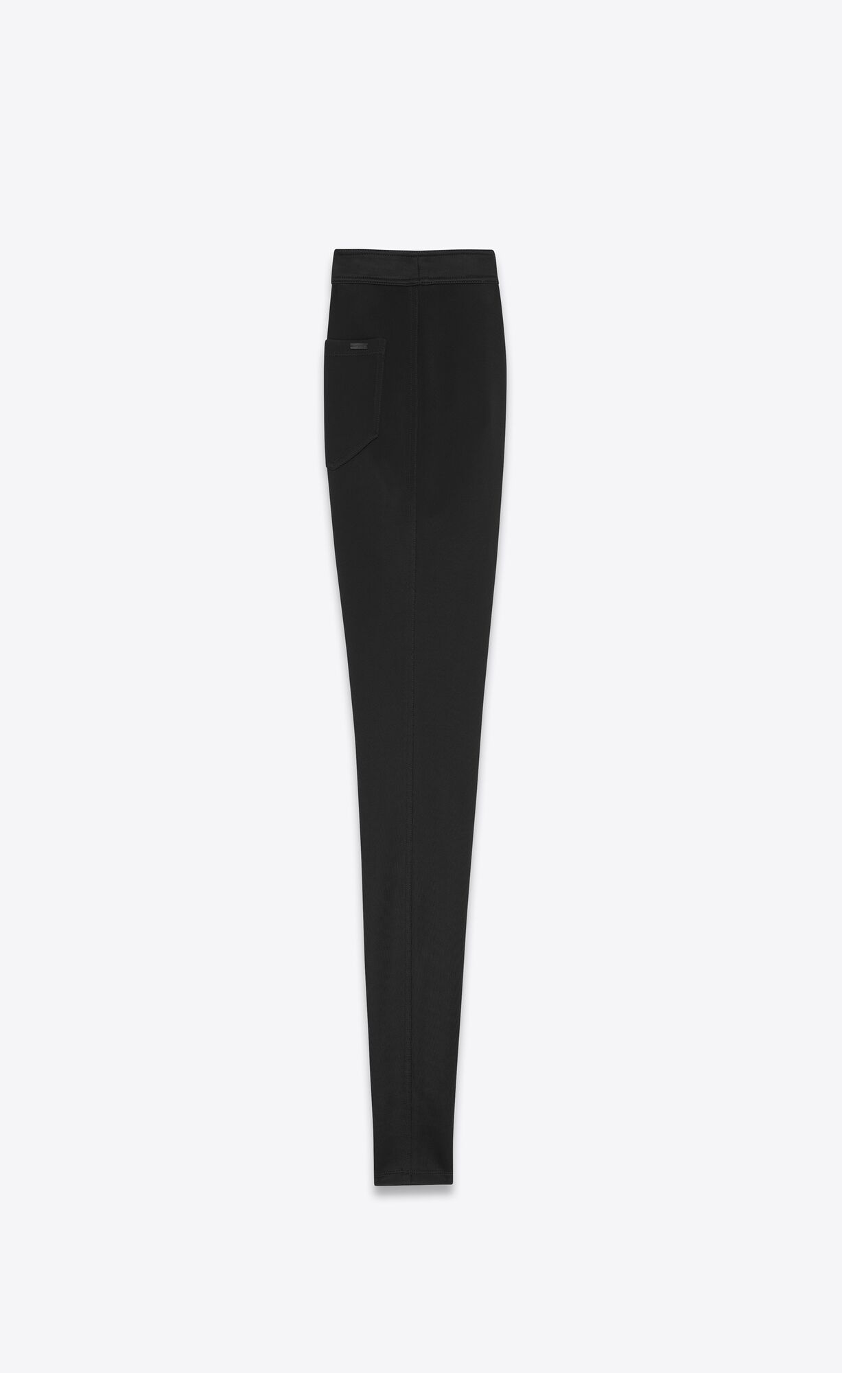 YSL Slim-fit Pants In Silky Jersey Black | 3419526-KF