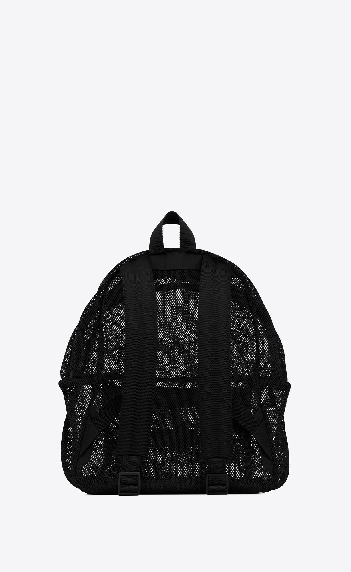 YSL Slp Backpack In Mesh And Nylon Black | 9652314-AM