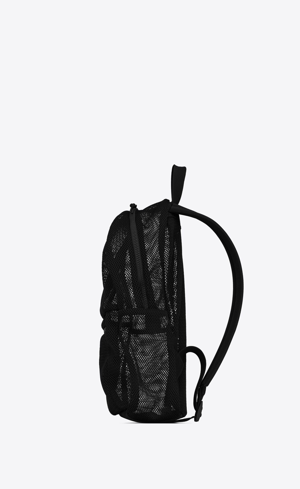 YSL Slp Backpack In Mesh And Nylon Black | 9652314-AM