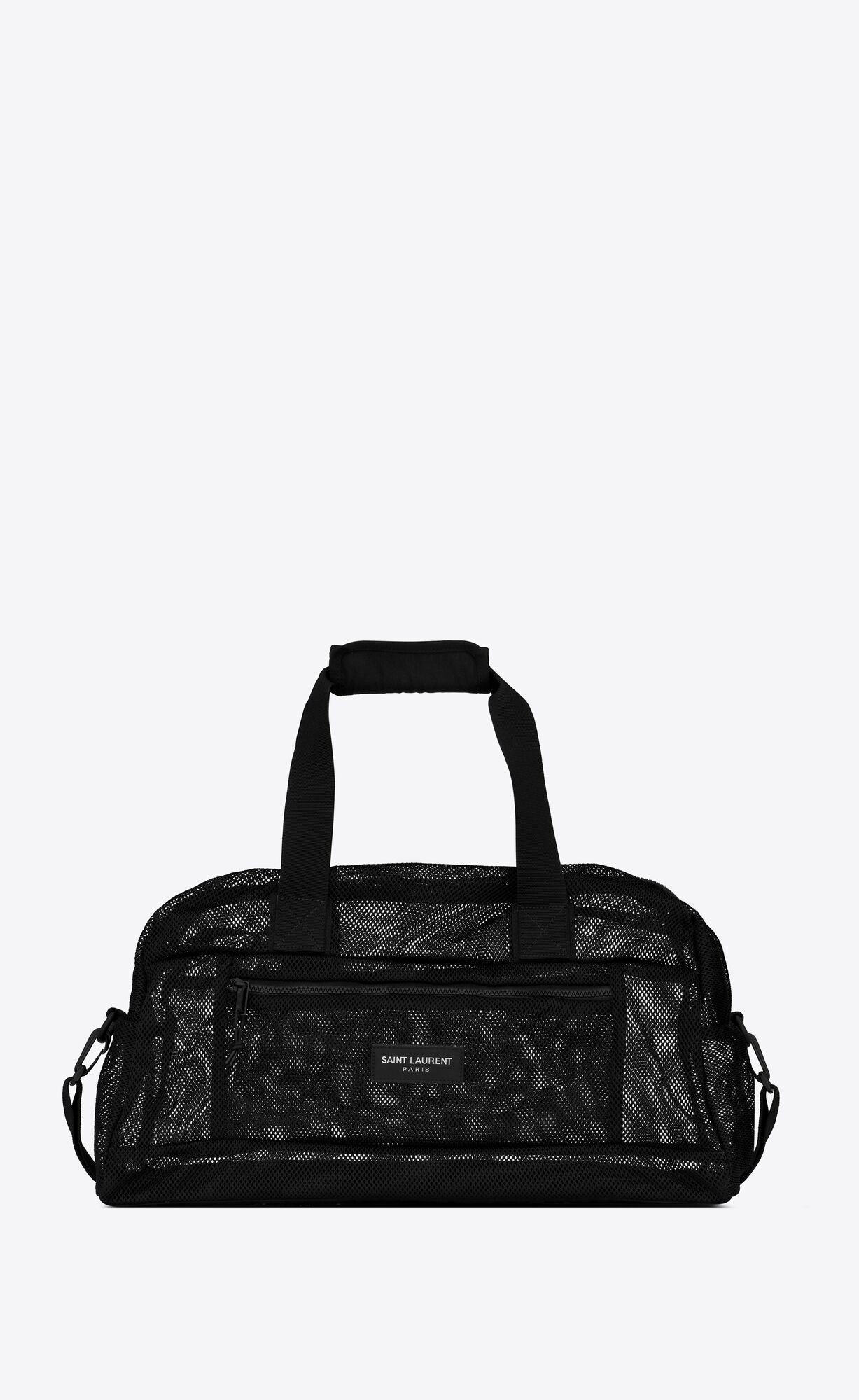 YSL Slp Duffle In Mesh And Nylon Black | 2356104-ZC