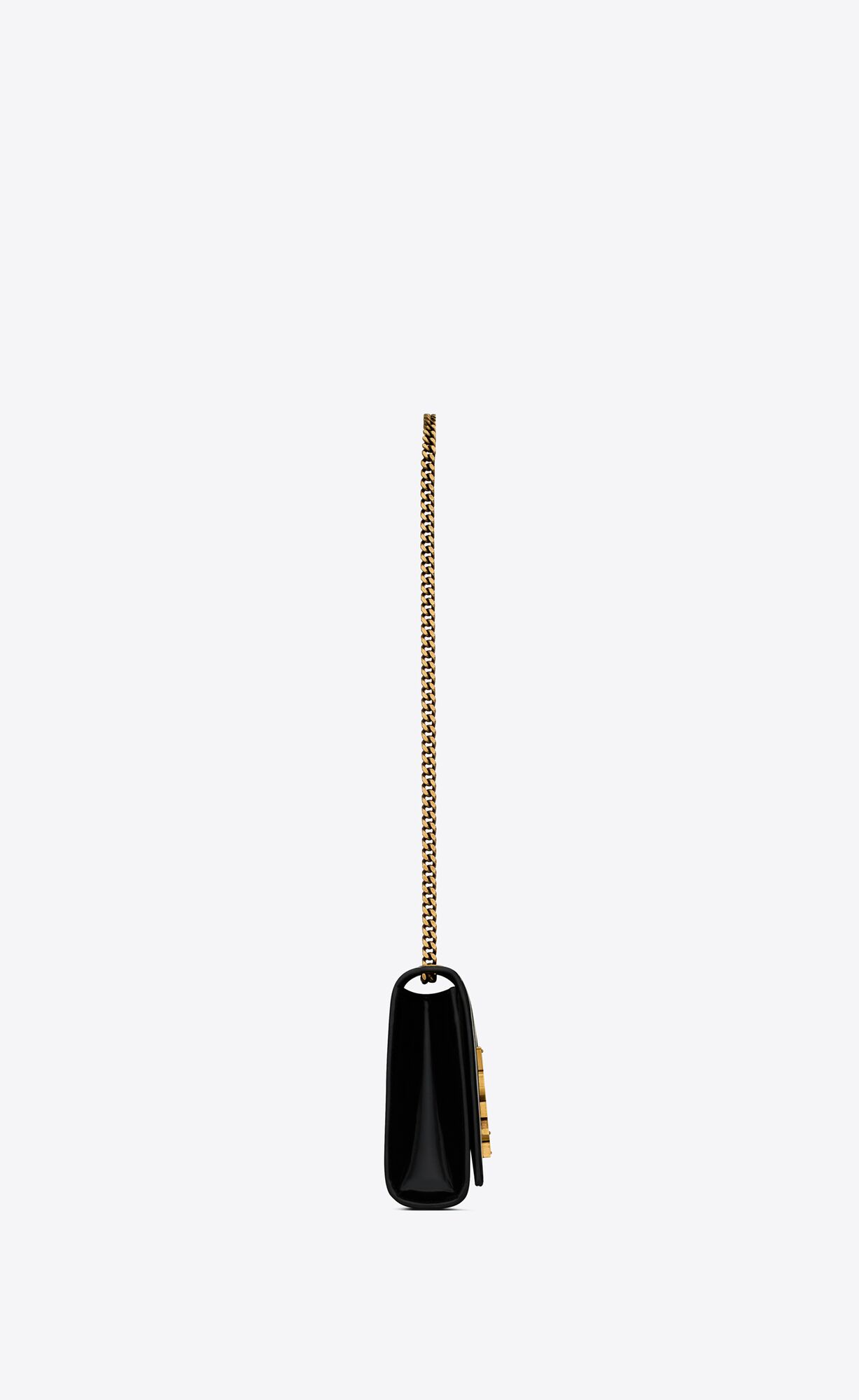YSL Small Kate In Smooth And Shiny Leather Off White And Black | 2461039-OF