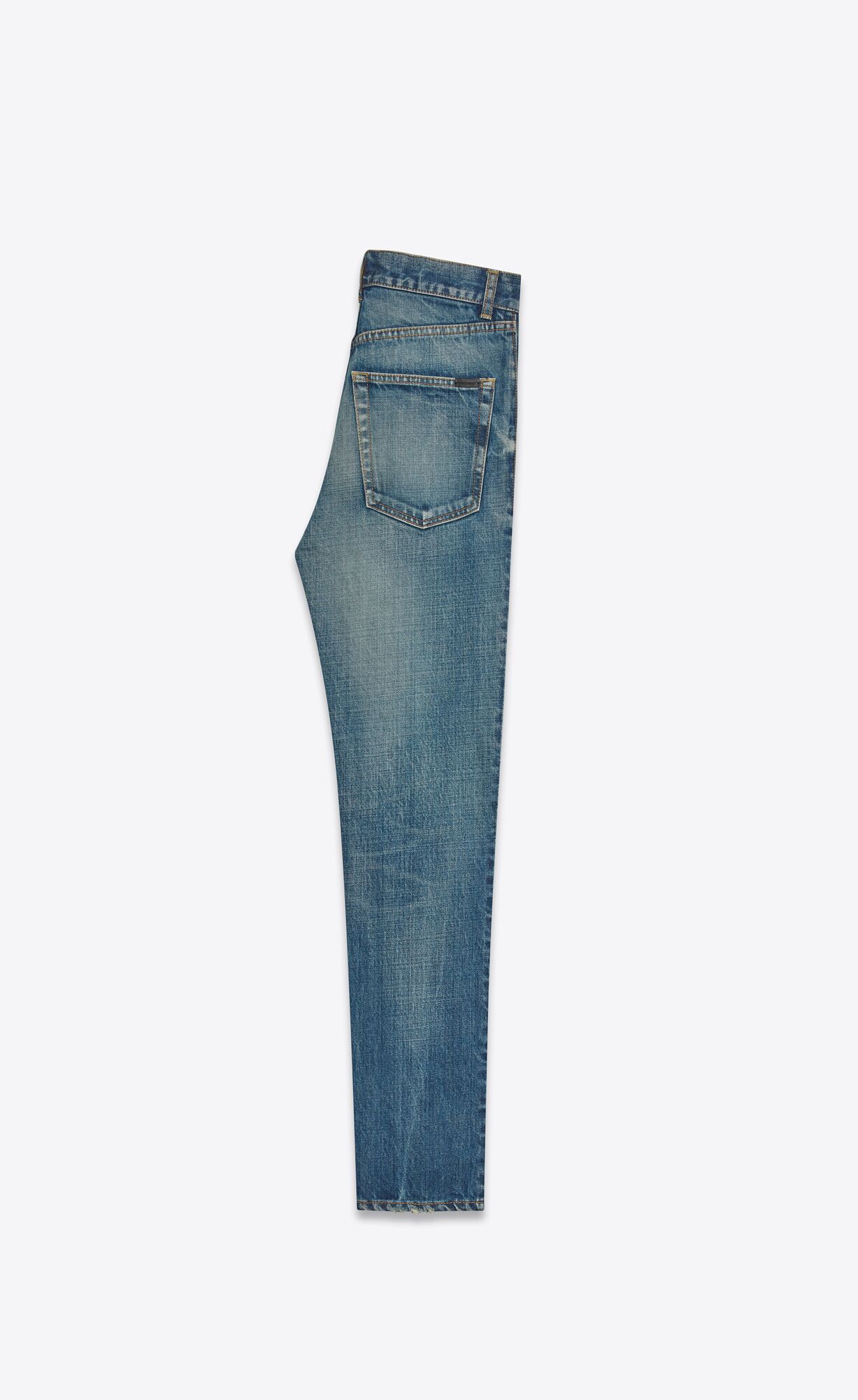 YSL Straight Jeans In Vintage Blue Denim Authentic Vintage Blue | 7102486-FK