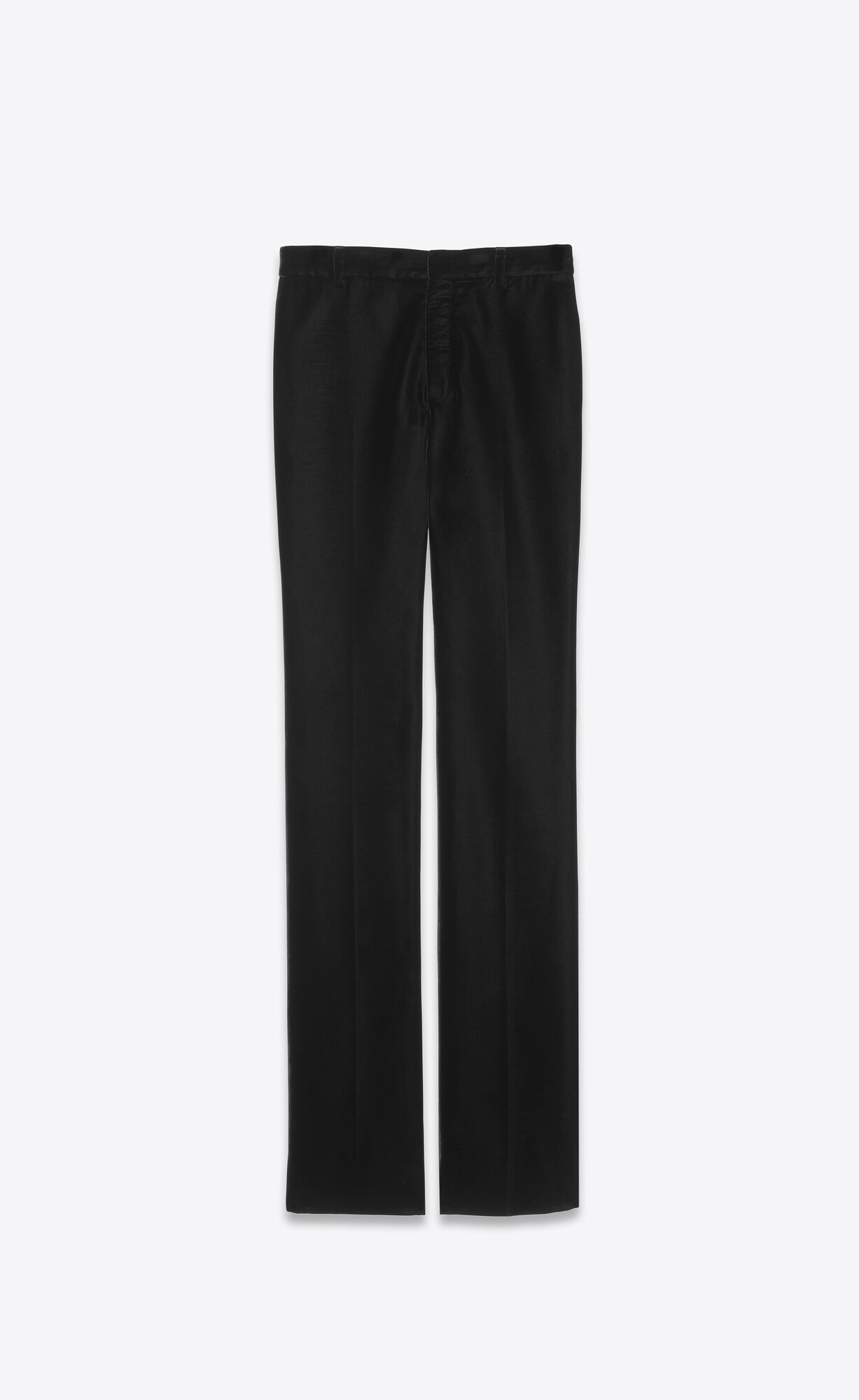 YSL Straight-leg Pants In Velvet Noir | 5901826-MC