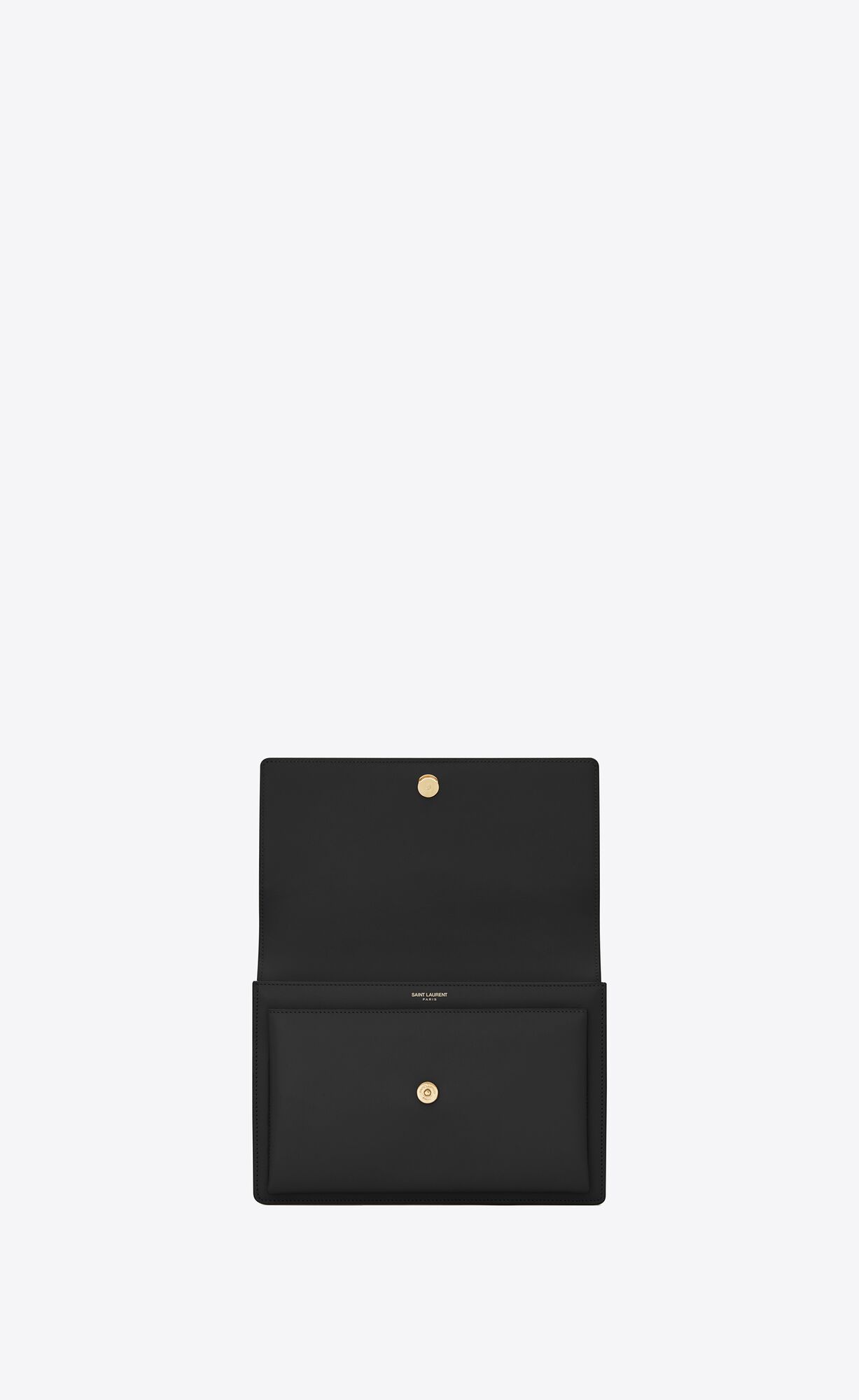 YSL Sunset Medium Top Handle In Smooth Leather Noir | 0693825-IP