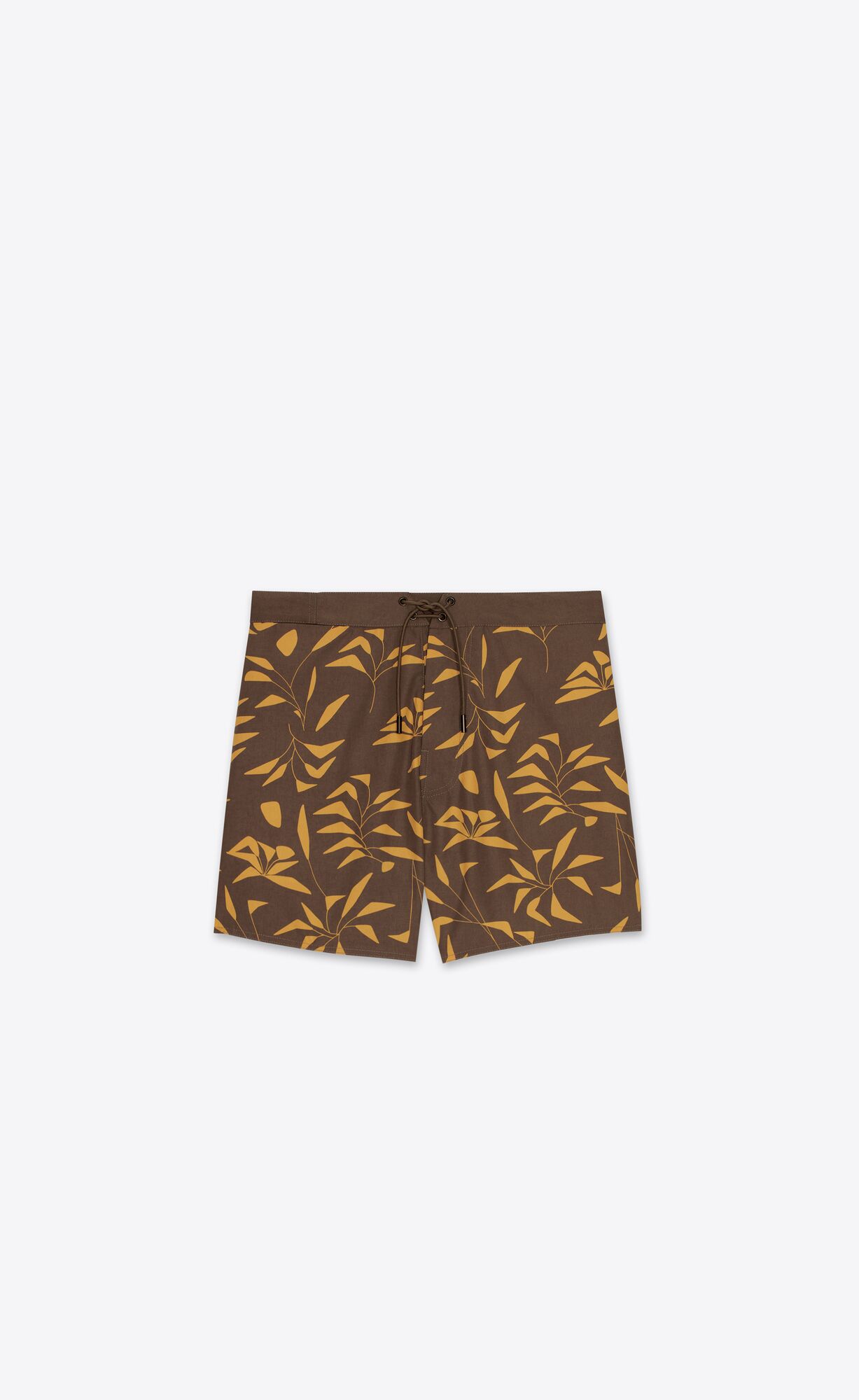 YSL Sunset Print Swim Shorts Marron Orange | 0873162-CM