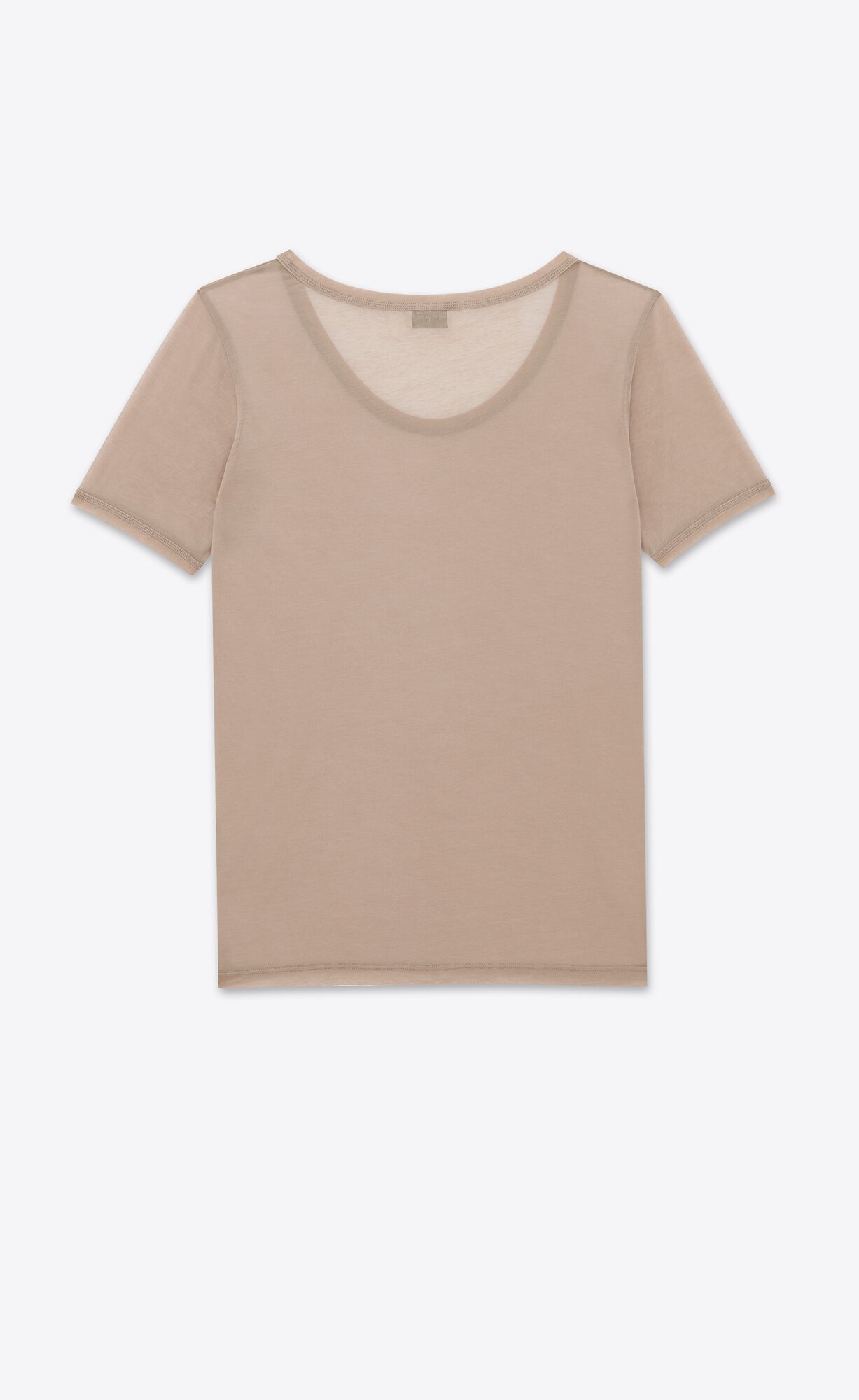 YSL T-shirt In Jersey Bois De Rose | 8753024-ZS