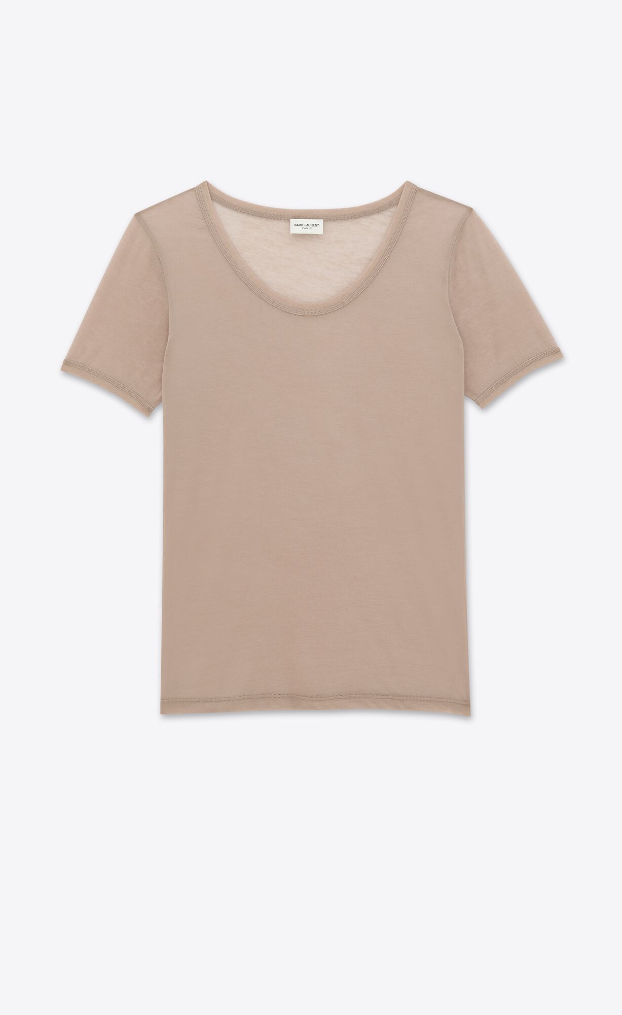 YSL T-shirt In Jersey Bois De Rose | 8753024-ZS