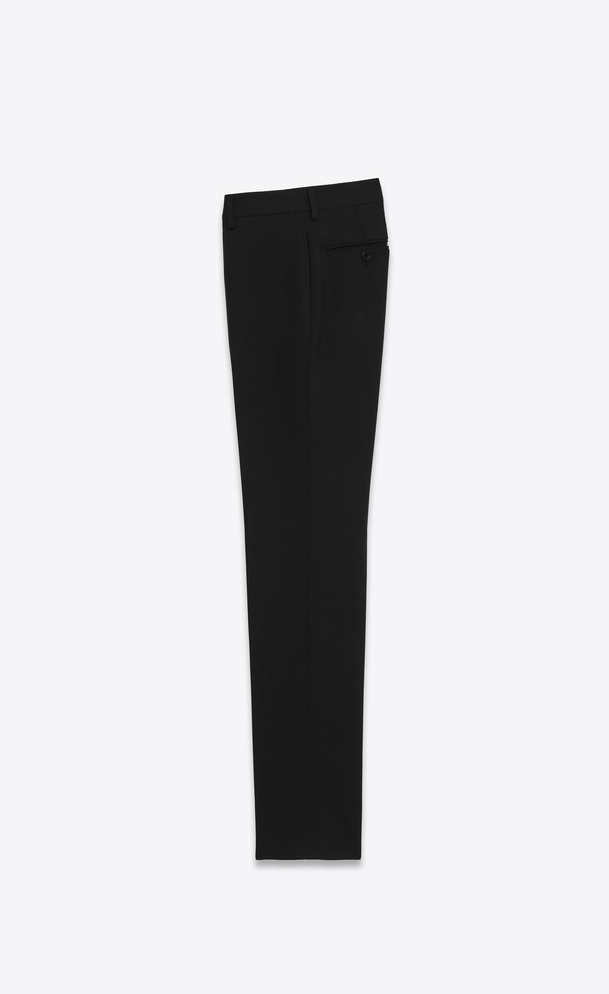 YSL Tailored Pants In Saint Laurent Gabardine Black | 9206387-SN
