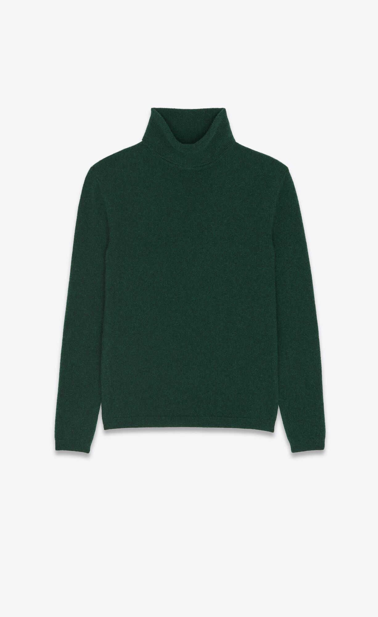 YSL Turtleneck Sweater In Cashmere Vert Fonce | 2596471-RP