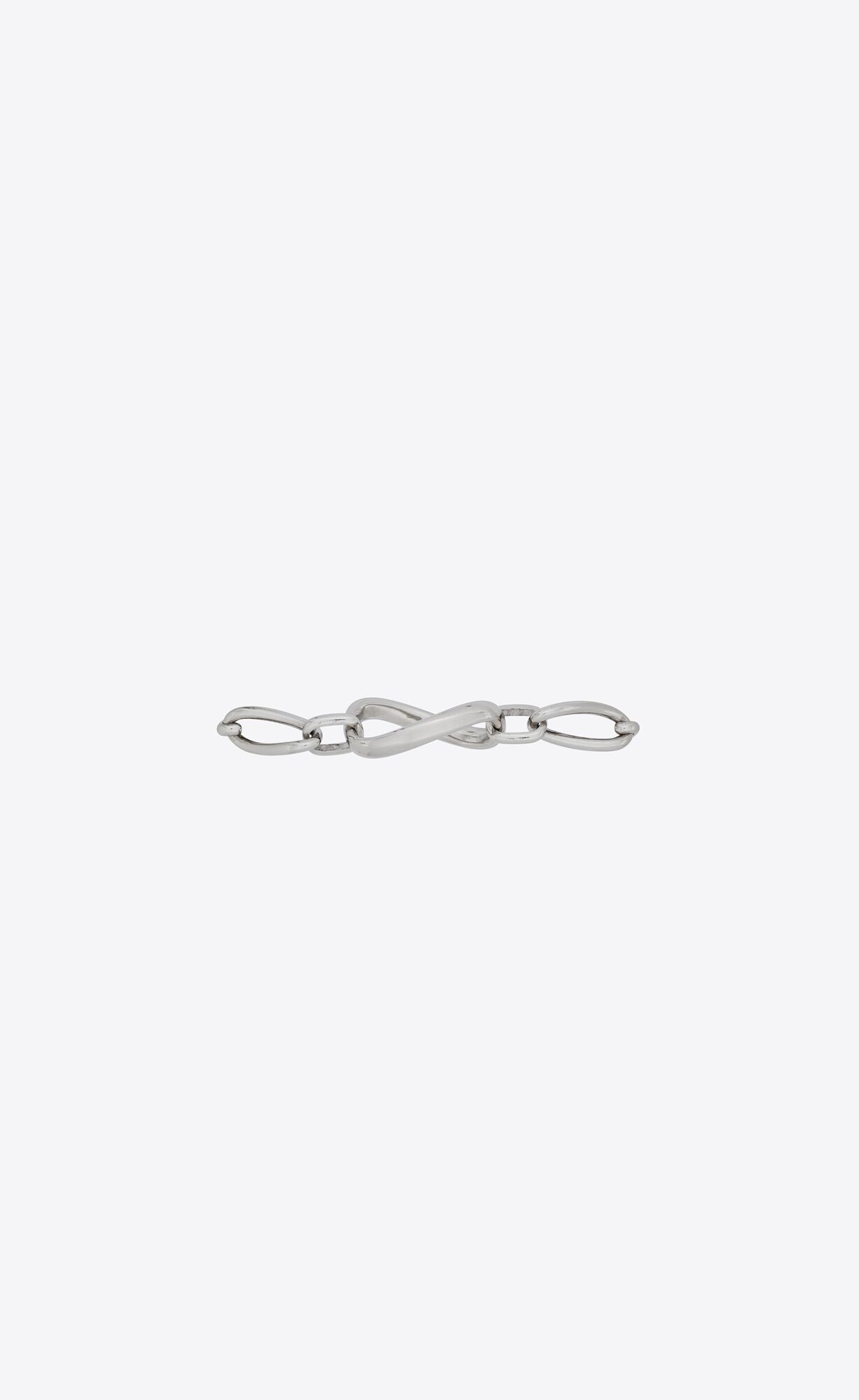 YSL Twist And Curve Links Bracelet In Metal Palladium | 2893674-IQ