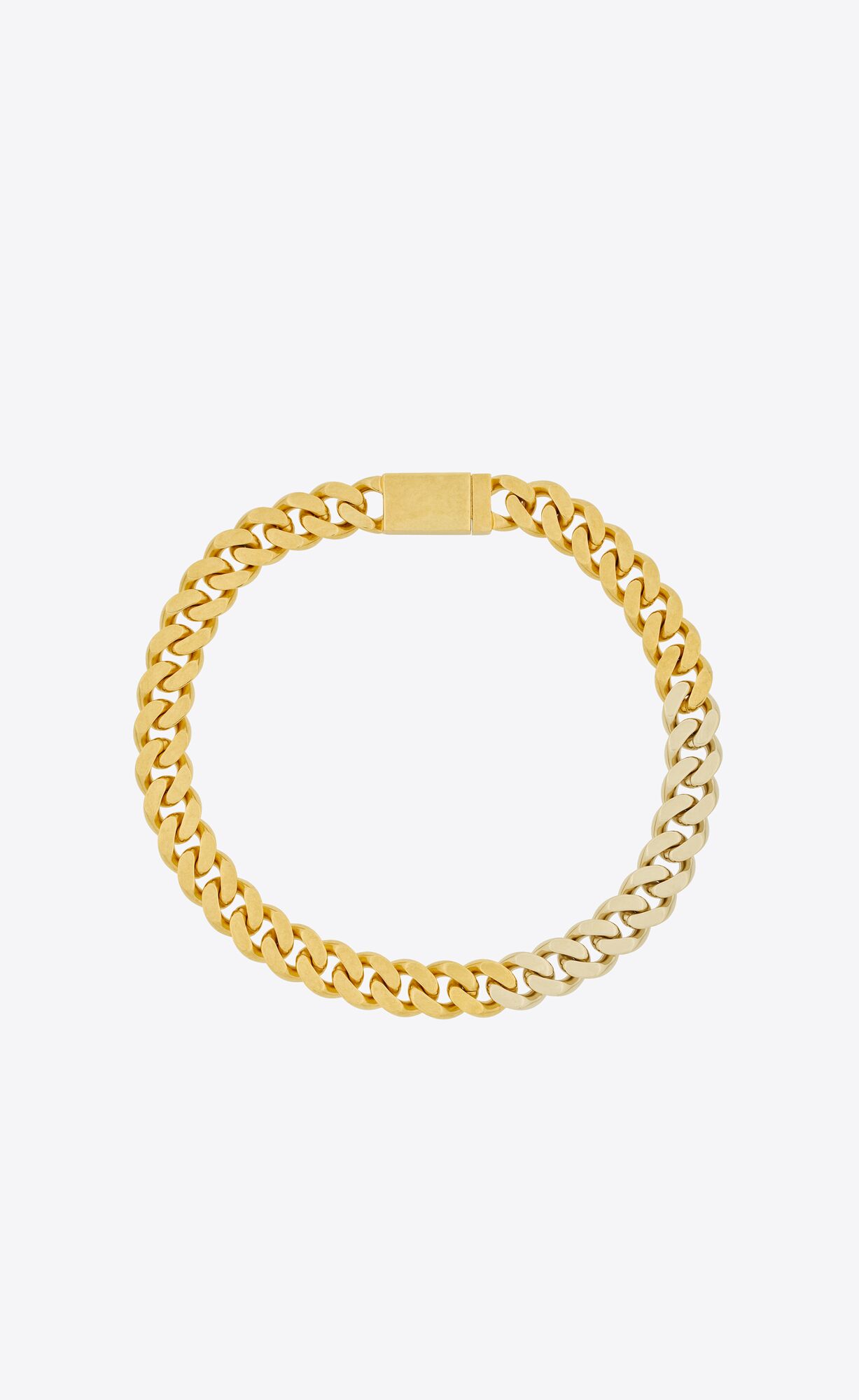 YSL Two-tone Chain Necklace In Metal Gold | 0231459-RI