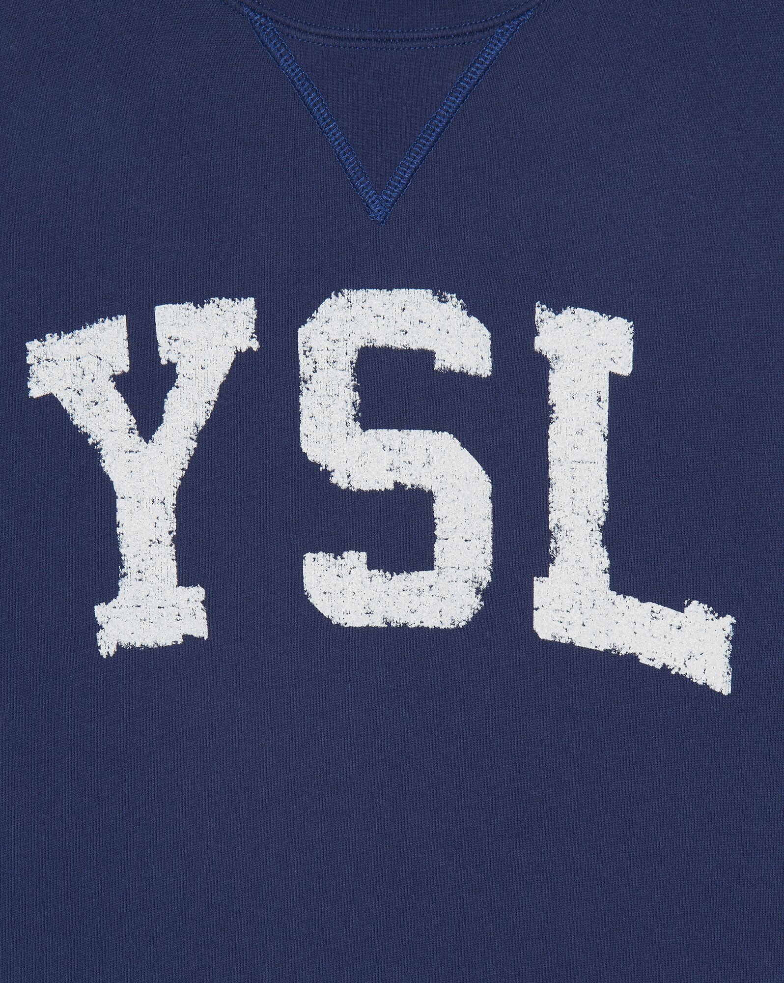 YSL Vintage Sweatshirt Faded Navy | 6380275-TN