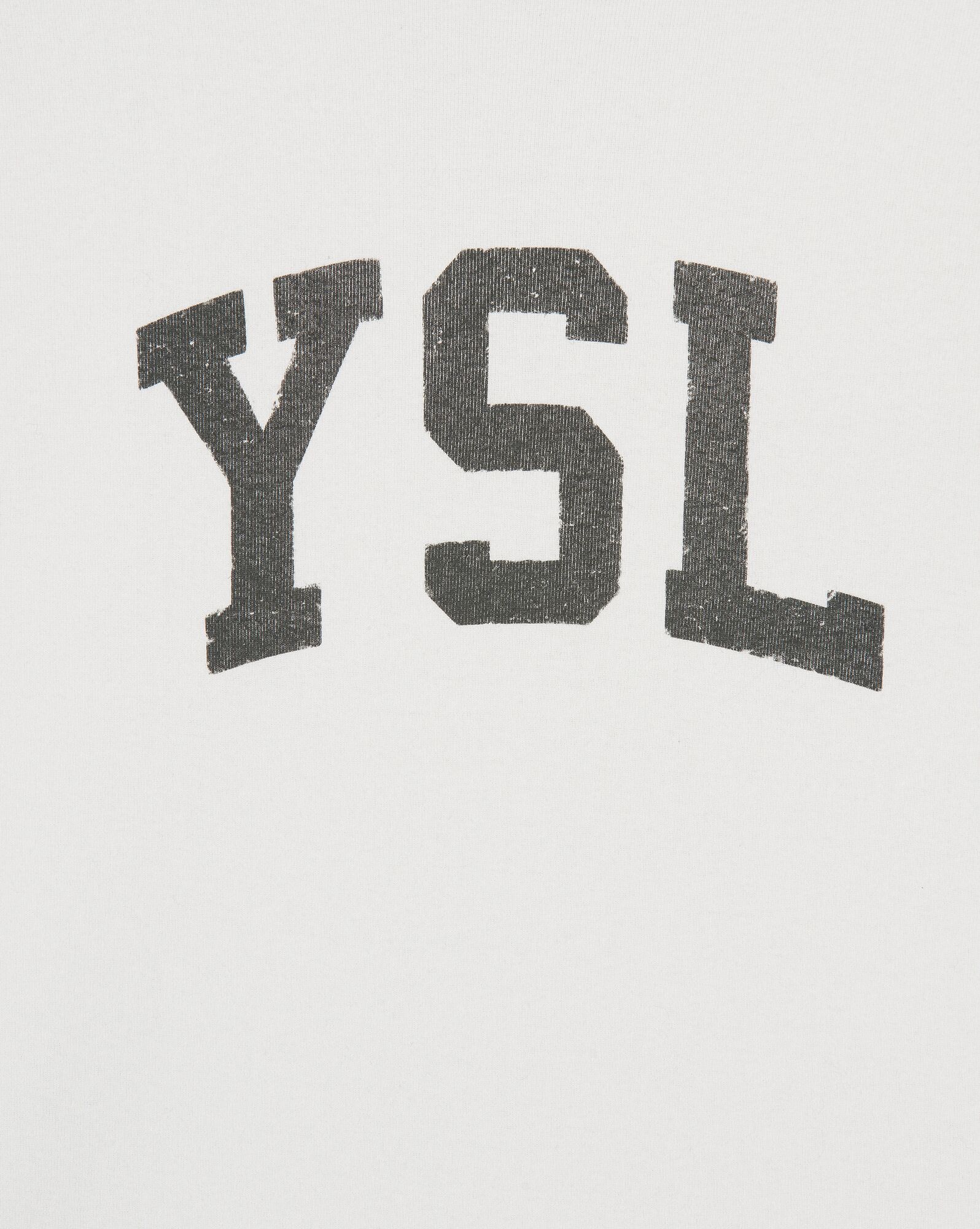 YSL Vintage T-shirt Dirty Ecru | 4327189-TA